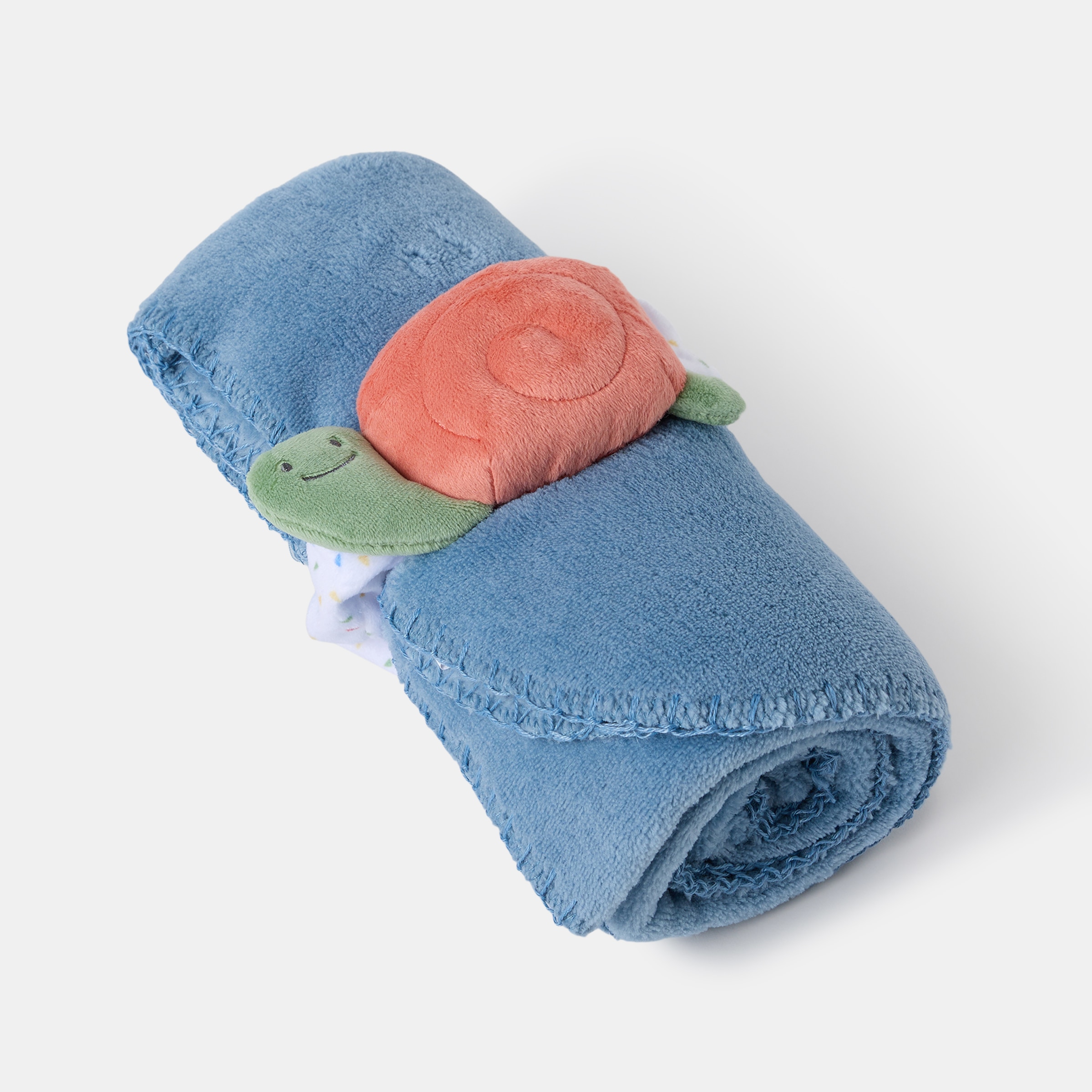 Imagem 0 de Set  Manta Coral Fleece e Cri Cri Bbest coleção Little Bugs Caracóis