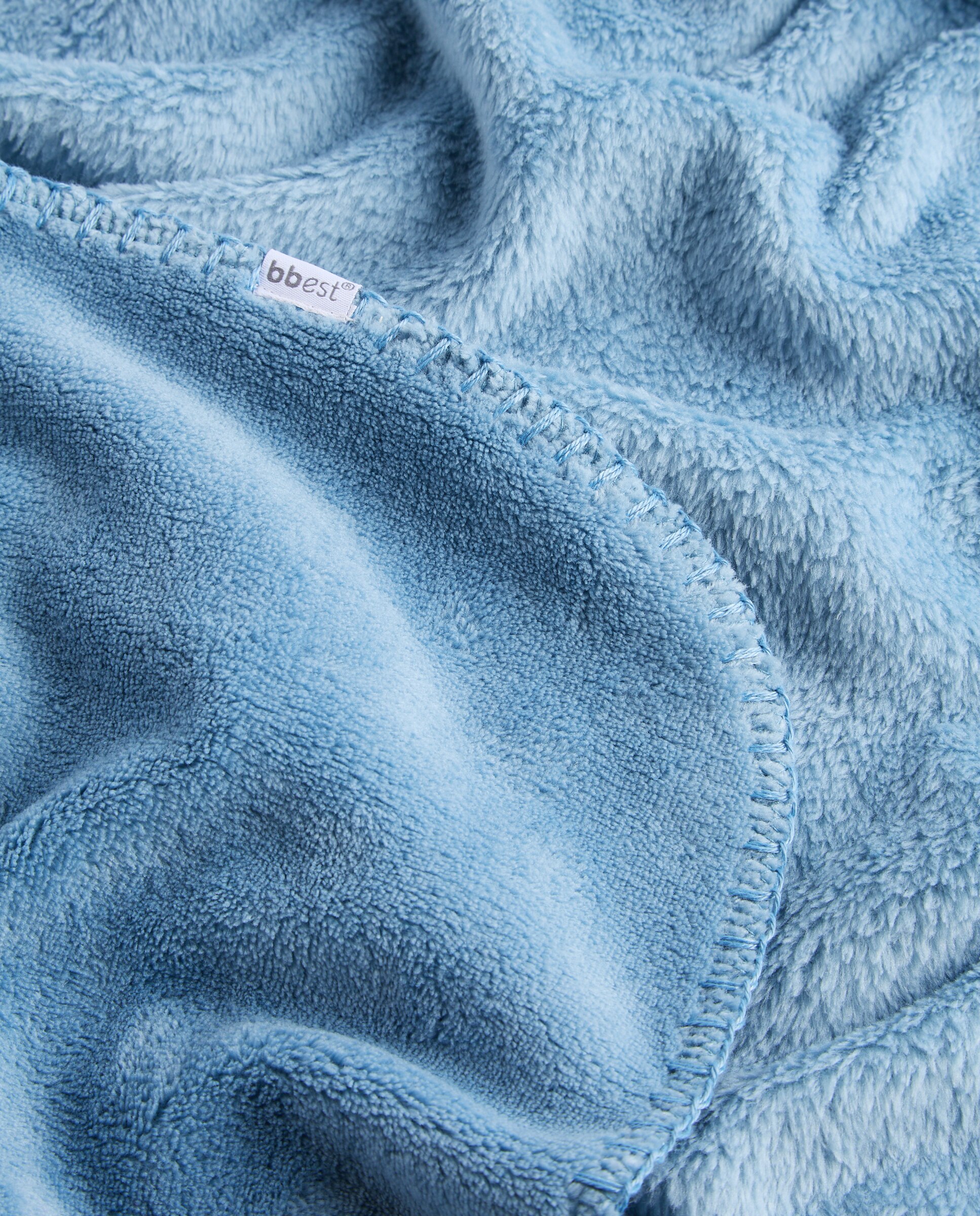 Set  Manta Coral Fleece e Cri Cri Bbest coleção Little Bugs Caracóis Azul Electric-4