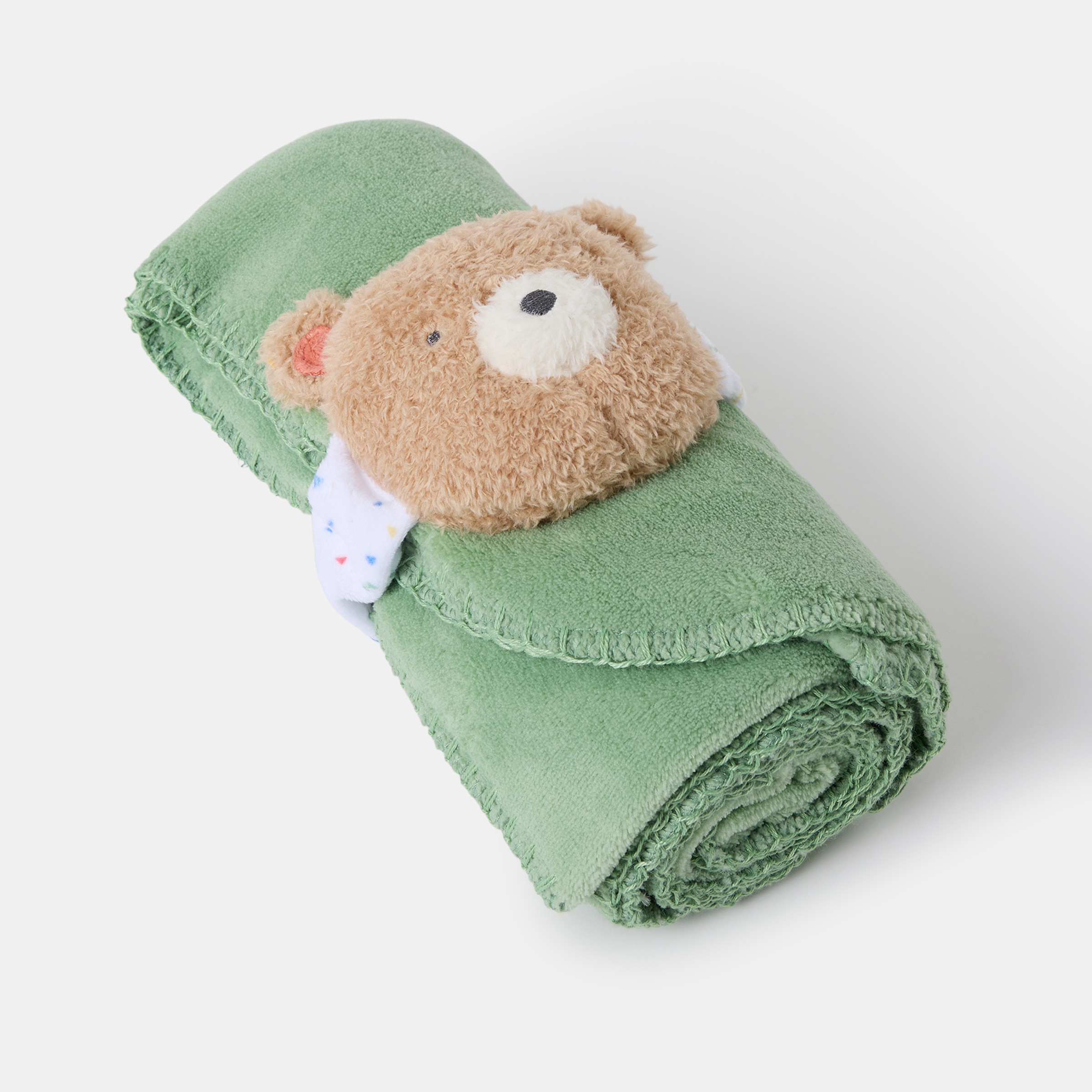 Imagem 0 de Set  Manta Coral Fleece e Cri Cri Bbest coleção Little Bugs Urso