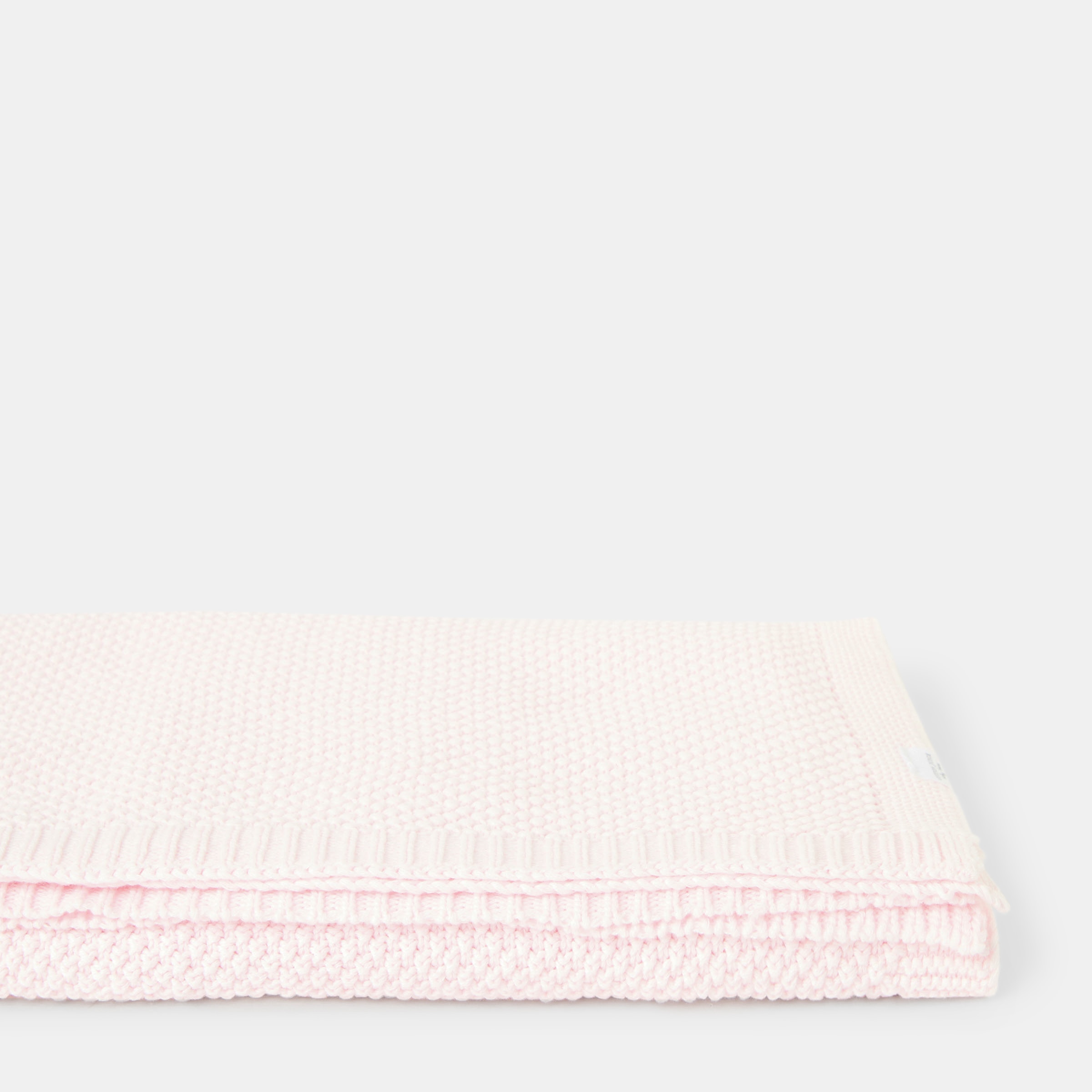 Manta Bebé Cotton Juice Baby Home 80*110cm punto arroz - Rosa claro Rosa claro-1