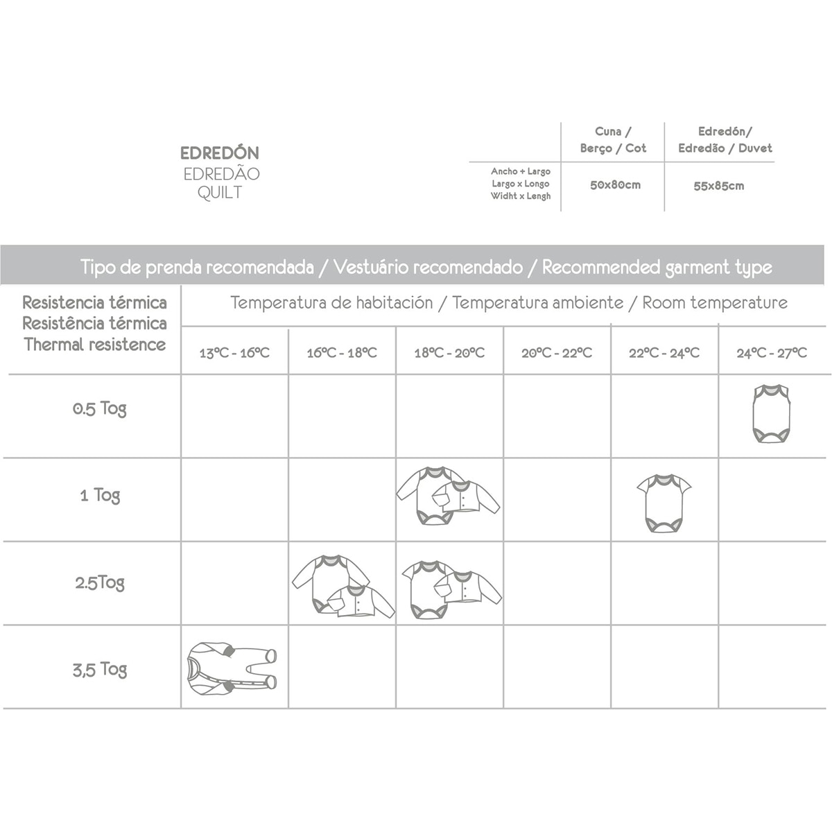 Edredão Nórdico Tato de Seda (Disponível em Várias Medidas) Branco-4
