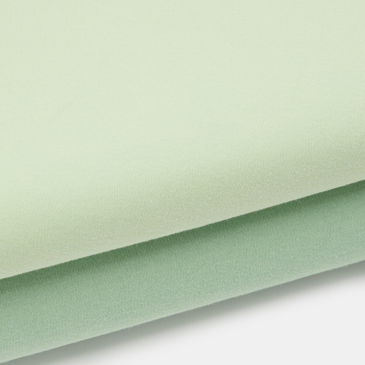 Conjunto de Lençóis de Baixo Ajustáveis Básicos em Jersey - Pack de 2 (Disponível em Várias Medidas) Verde-3
