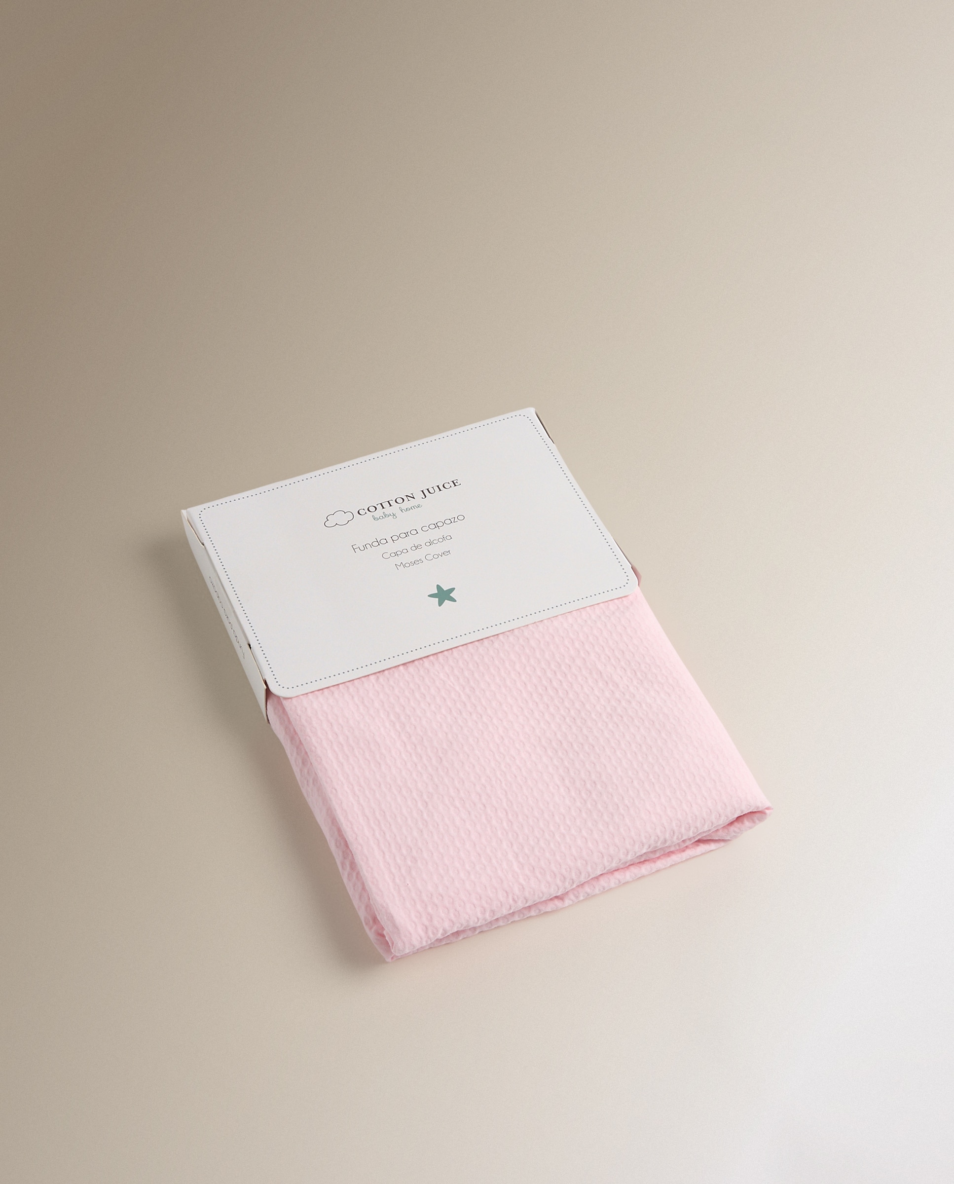 Capa de Alcofa Clássico Piqué Rosa-4