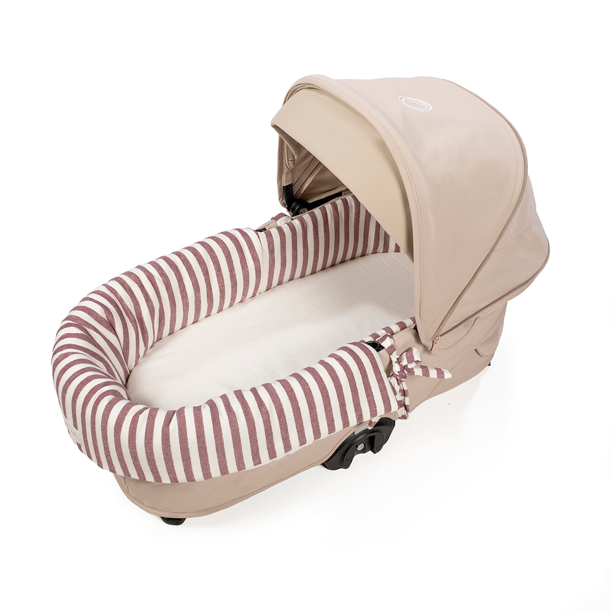 Capa de Alcofa Dual + Lençol Ajustável Cherry Grená-2