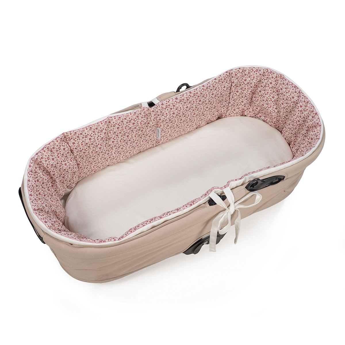 Capa de Alcofa com Varetas + Lençol Ajustável Cherry Grená-1
