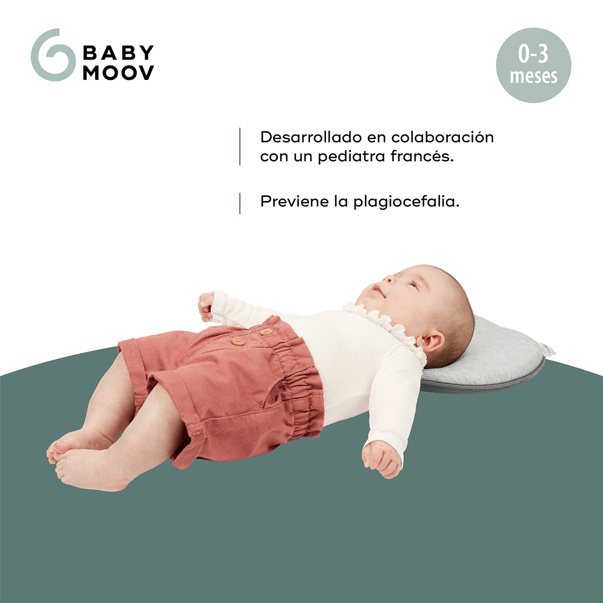 Imagen 4 de Cojín Anatómico Babymoov Lovenest Original - Gris Gris