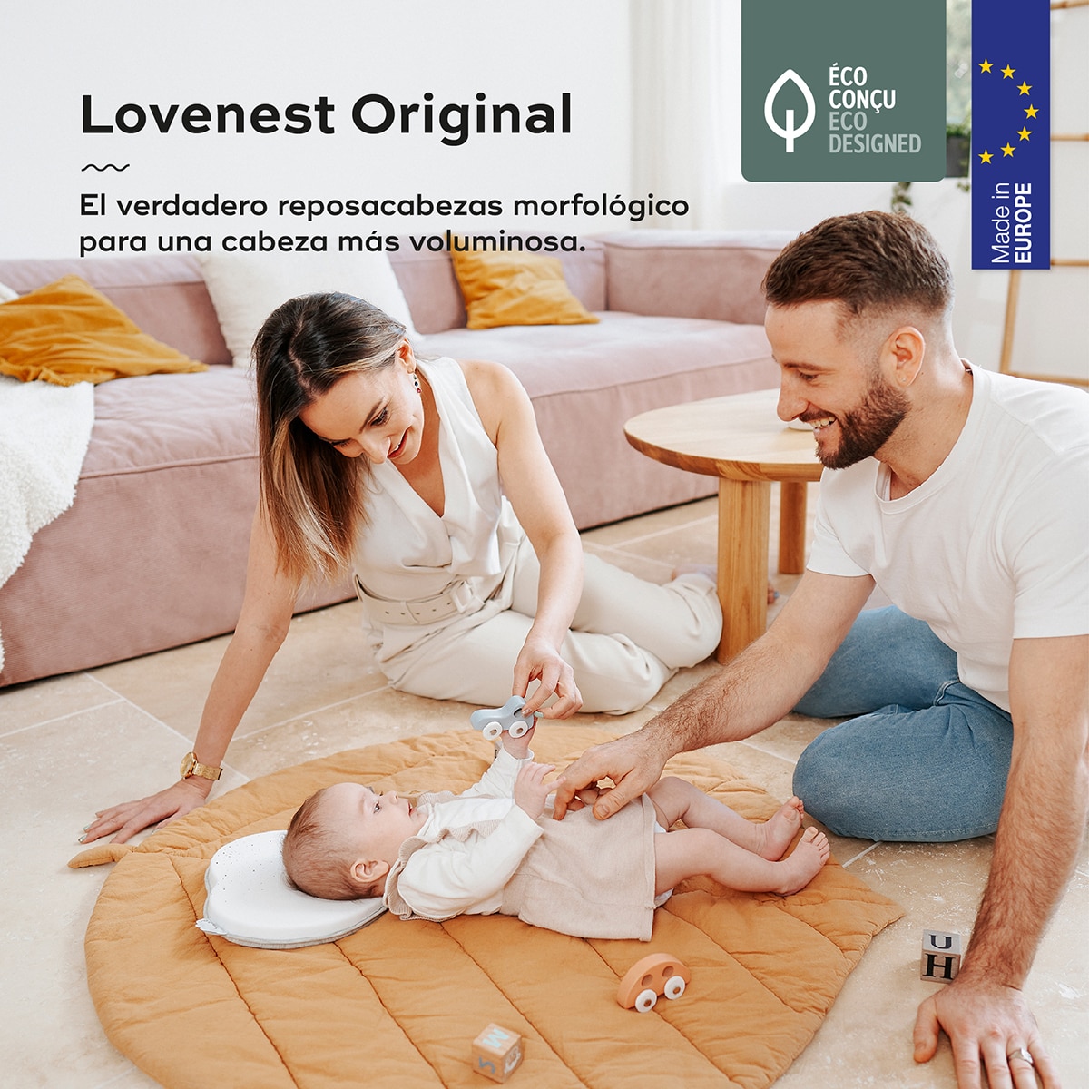 Imagen 3 de Cojín Anatómico Babymoov Lovenest Original - Blanco Blanco