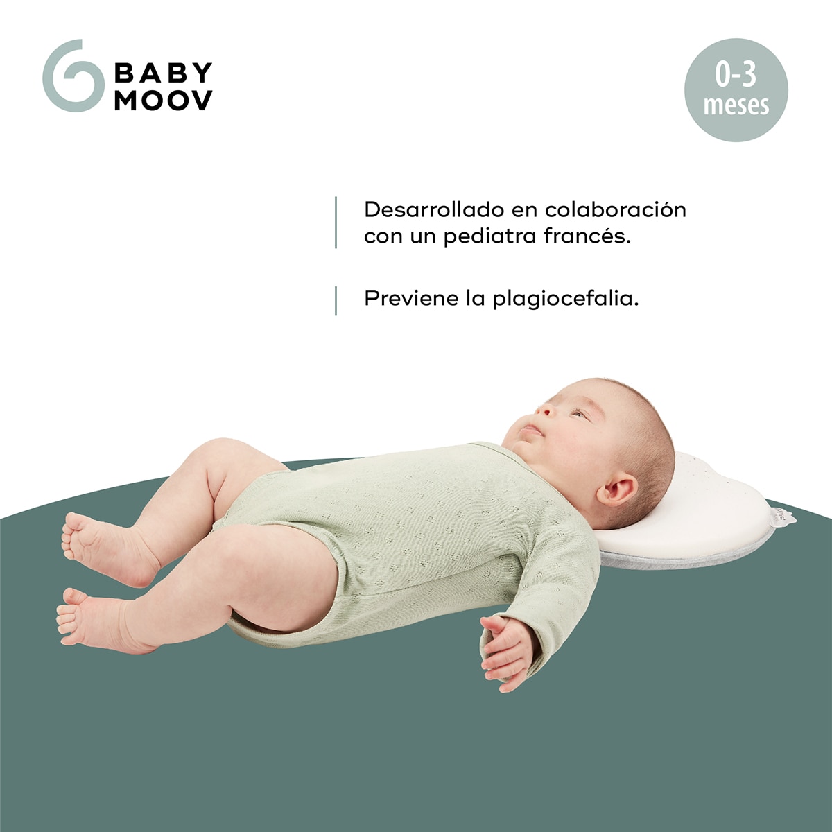 Imagen 4 de Cojín Anatómico Babymoov Lovenest Original - Blanco Blanco