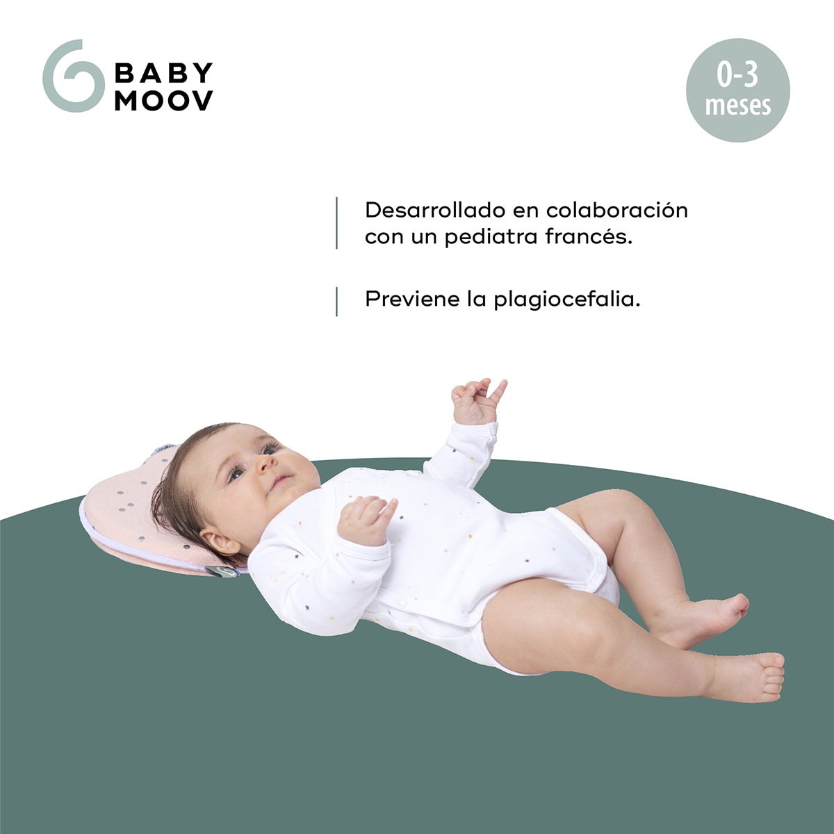 Cojín Anatómico Babymoov Lovenest Original Rosa claro Rosa claro-4