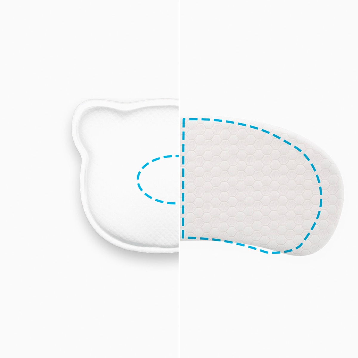 Almofada Antiplagiocefalia Ecus Kids Care Pillow (Disponível em Várias Medidas) Branco-5