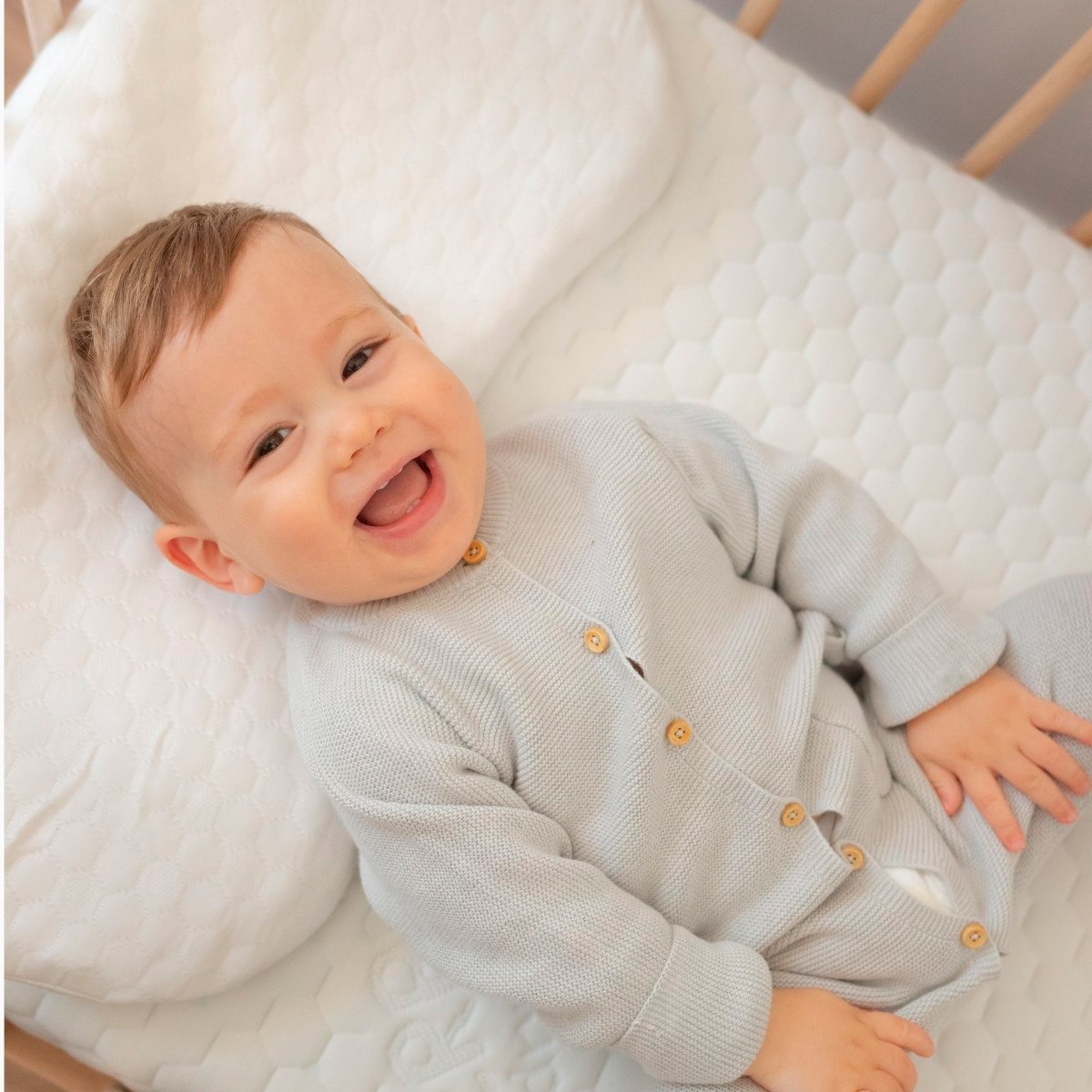 Almofada Antiplagiocefalia Ecus Kids Care Pillow (Disponível em Várias Medidas) Branco-9
