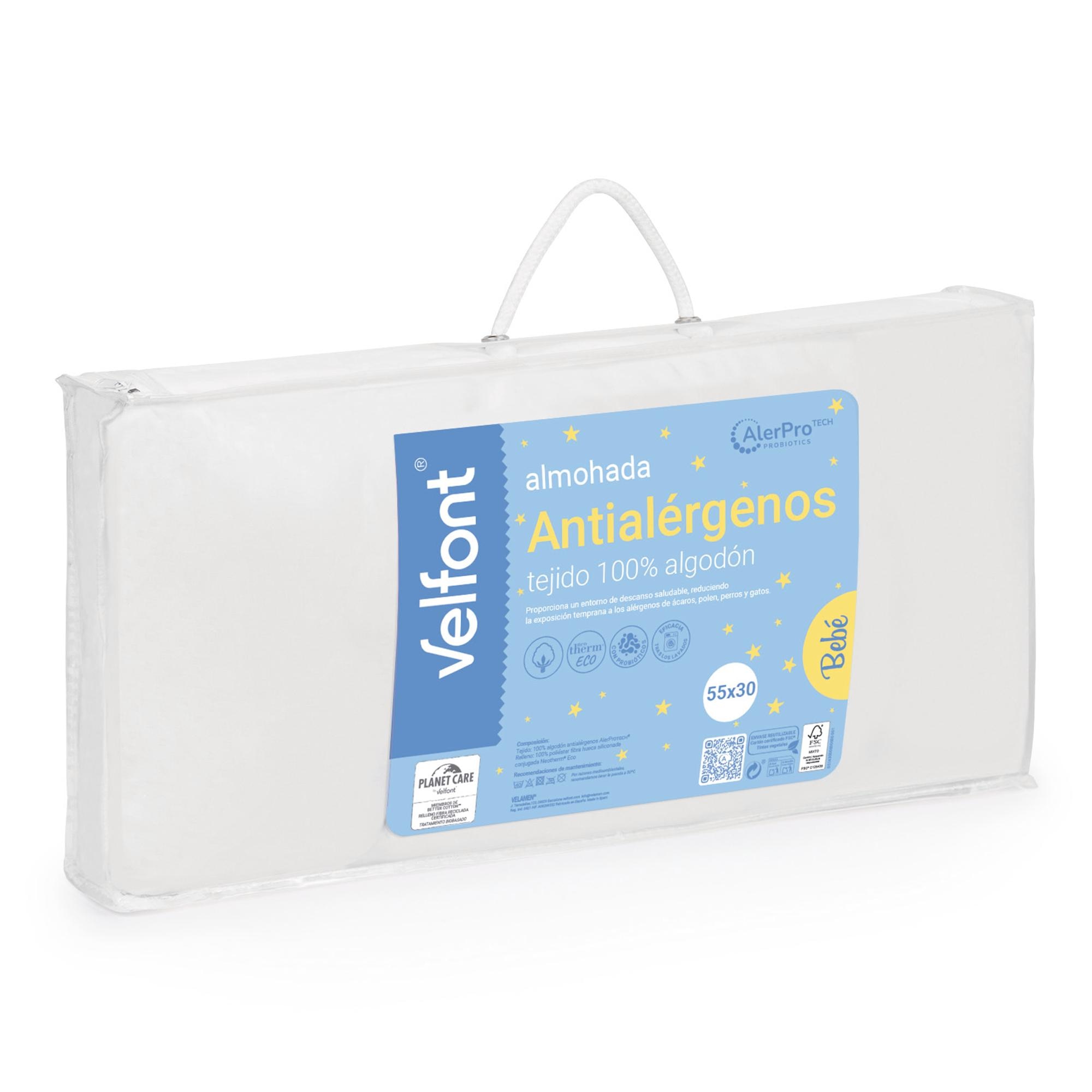 Imagen 1 de Almohada fibra Velfont antialergenos Blanco