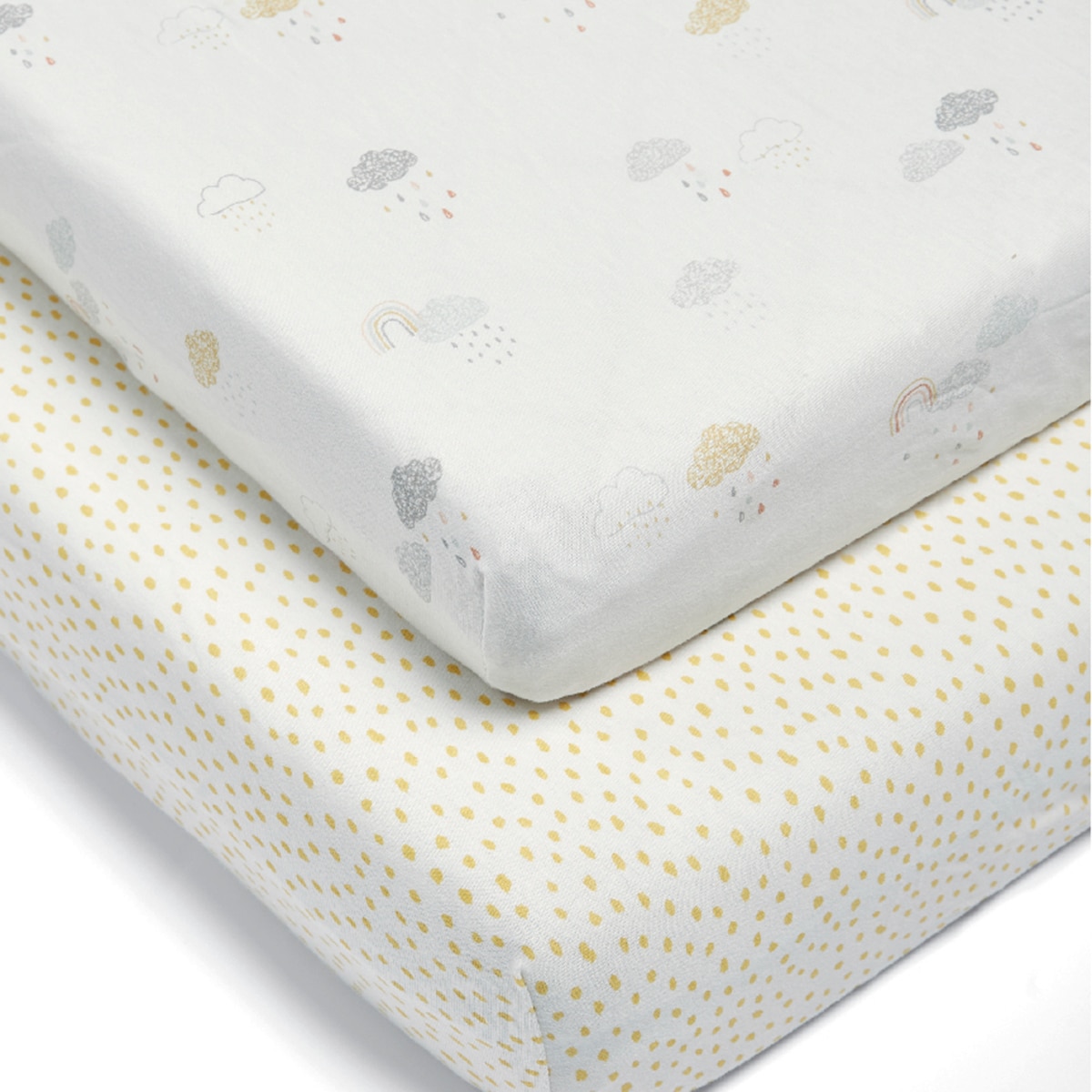 Mamas & Papas - Juego de sábanas bajeras ajustables Mamas & Papas pack 2 Dream upon a Cloud.
