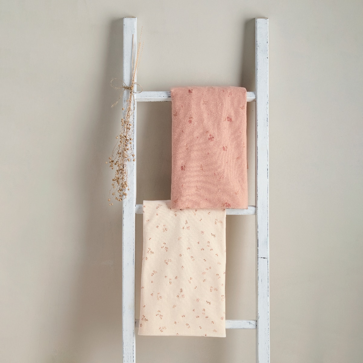 Sábana bajera ajustable Mamas & Papas Welcome to the World Wildflower Rosa Rosa-2