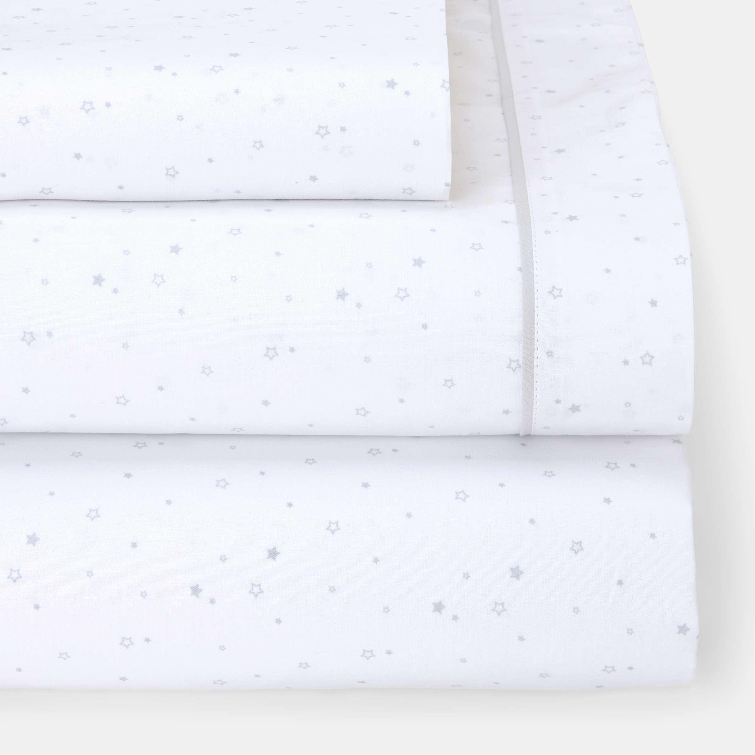 Imagem 0 de Conjunto de Lençóis Básico 3 Peças de Estrelas (Disponível em Várias Tamanhos)