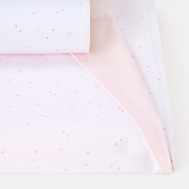 Imagem 0 de Capa de Edredão Reversível Básico 2 Peças Estrelas (Disponível em Várias Medidas)