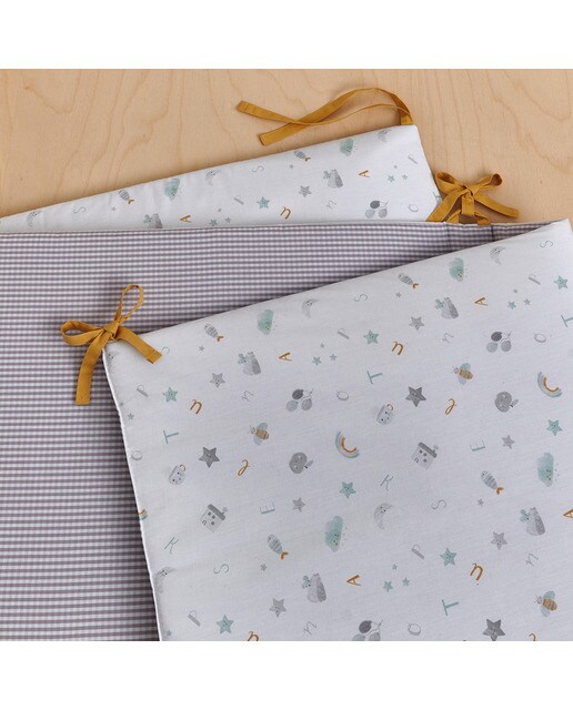 Colección Cotton Juice Baby Home Mi primer A, B, C gris Gris-3