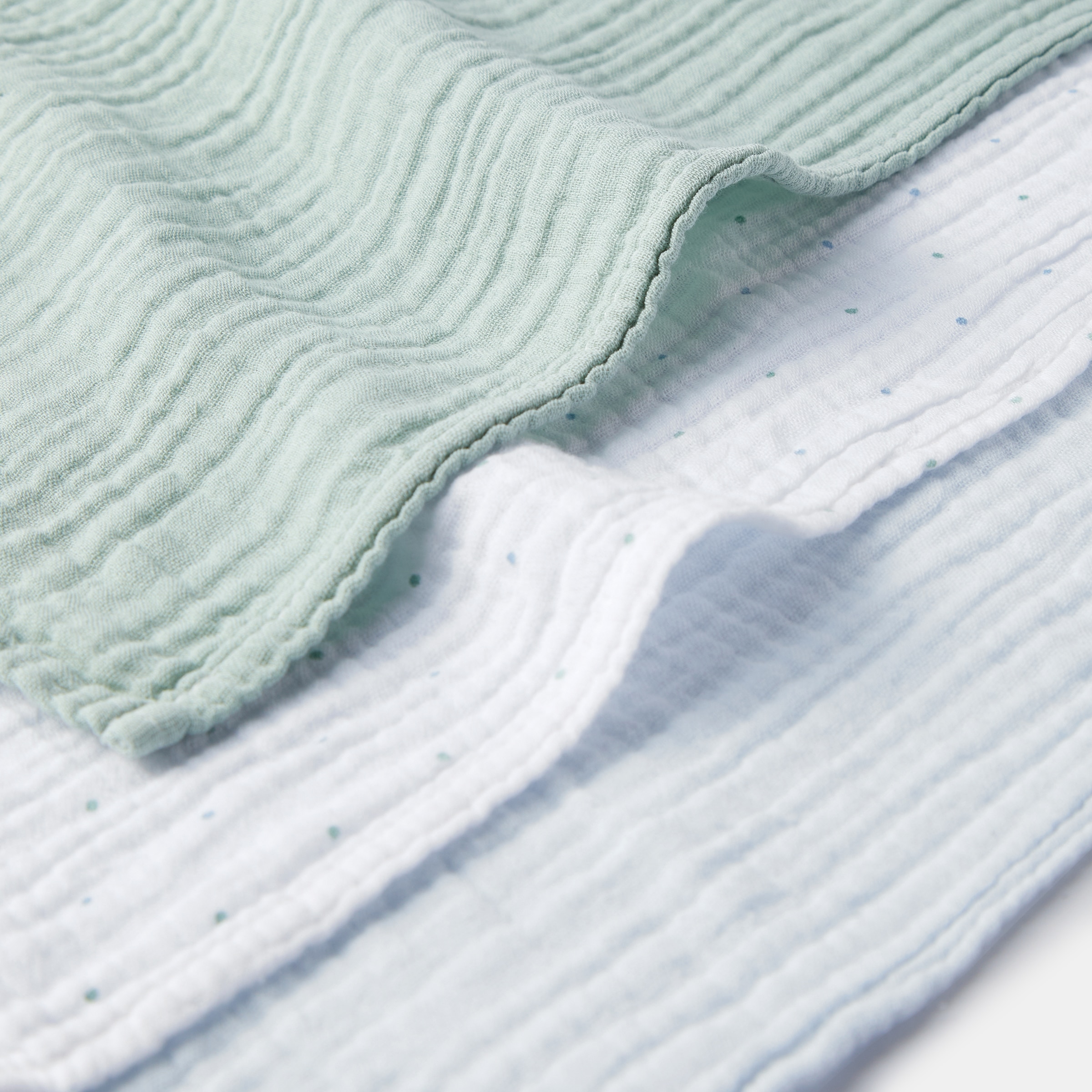Muselinas Cotton Juice Baby HomeBásico pack 3 puntos - Azul claro Azul claro-5