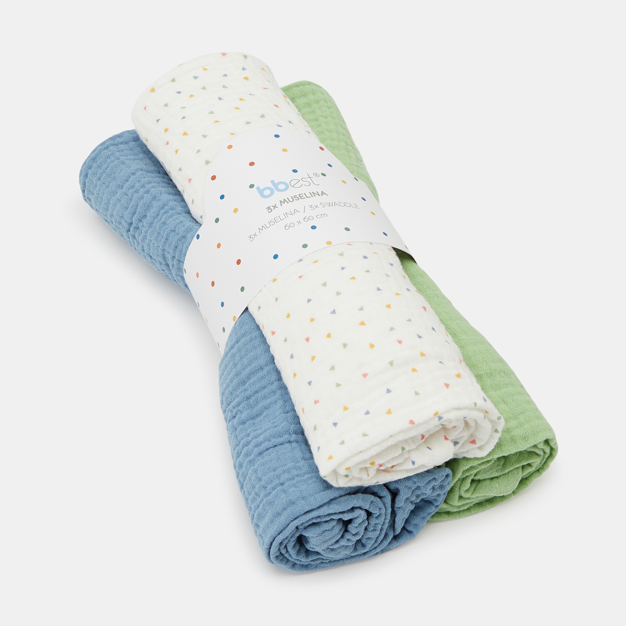 Pack de 3 Musselinas Básico Estampadas Multicolor-5