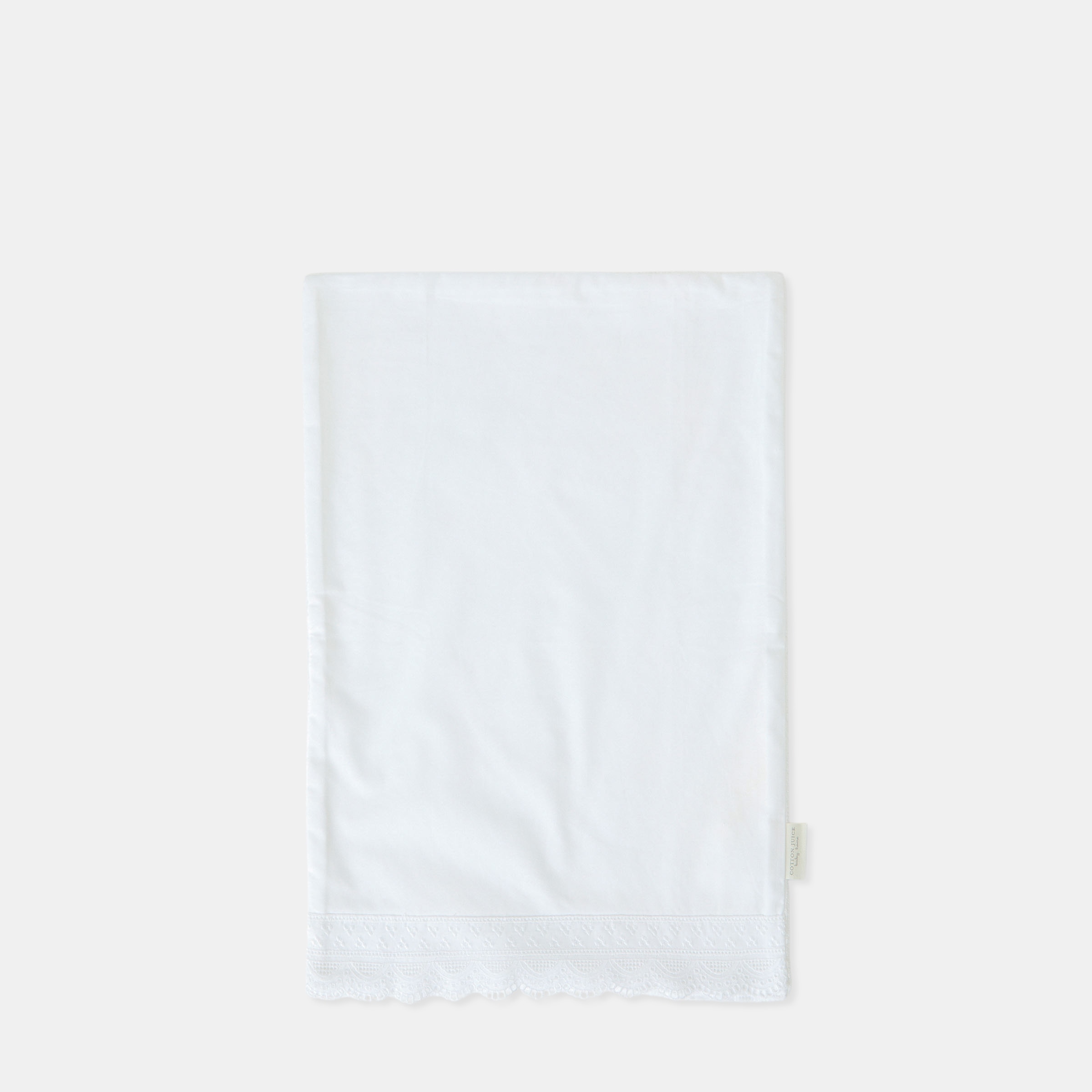 Toalhetes para a Baba Newborn Pack 2 com Tira Bordada Branco-2