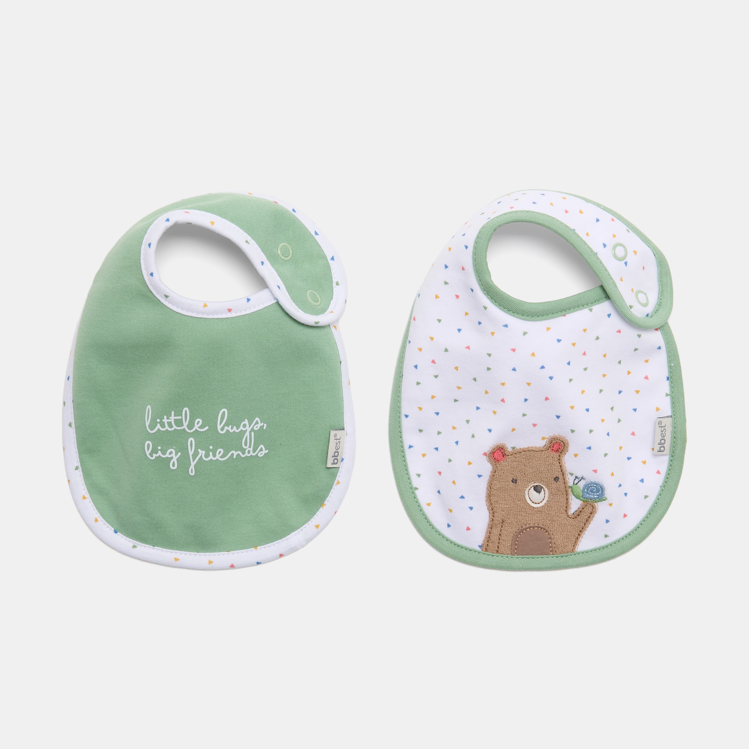 Imagem 0 de Pack de 2 Babetes Coleção Little Bugs Urso