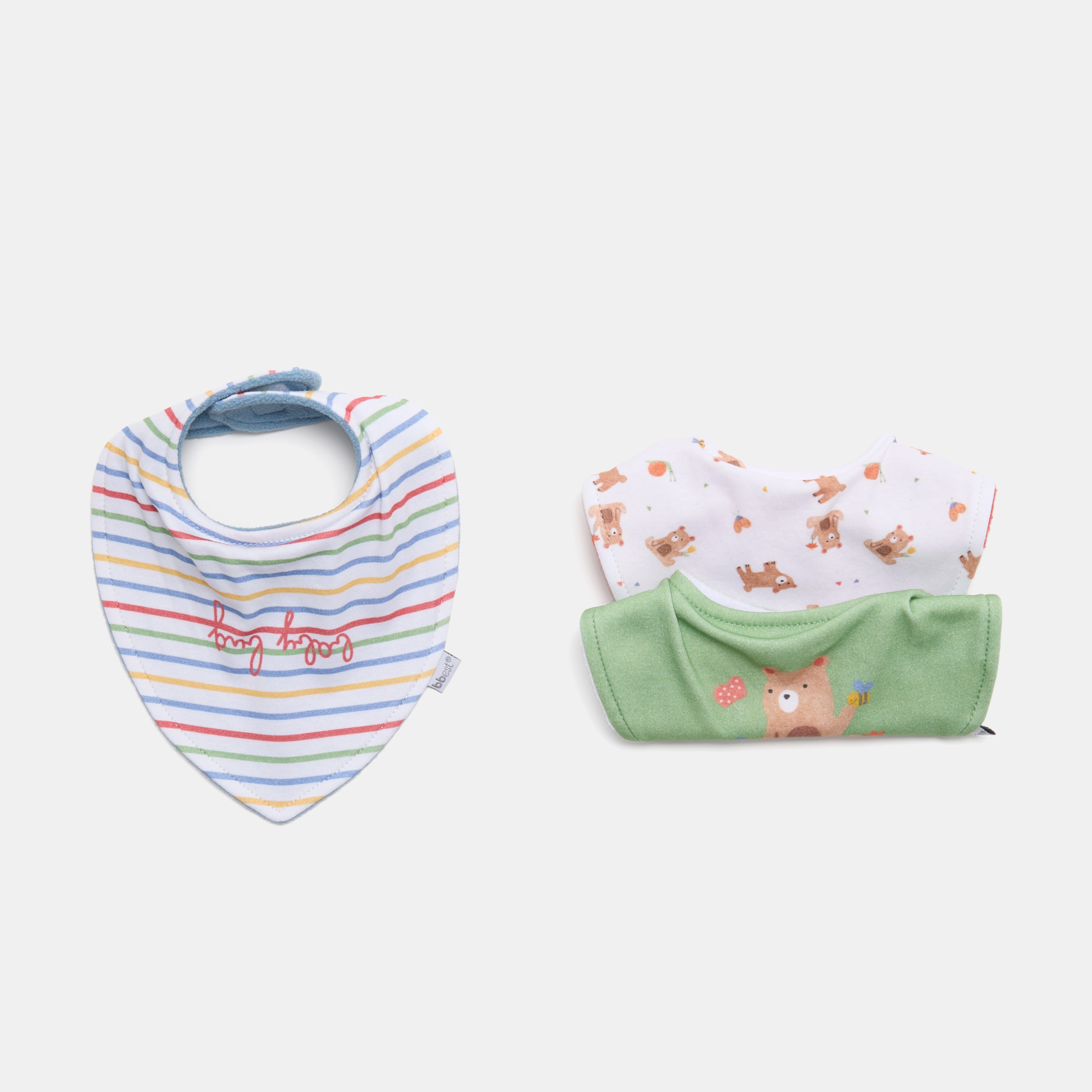 Imagem 0 de Bandanas Bbest coleção Little Bugs pack 3 Urso Polar
