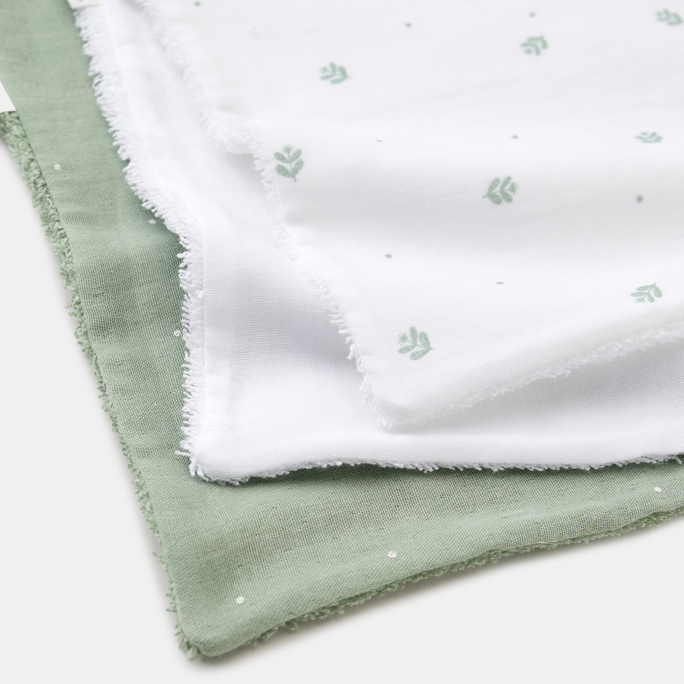 Toalha de Mãos Pack 3 New Born - 30x30 Branco-1