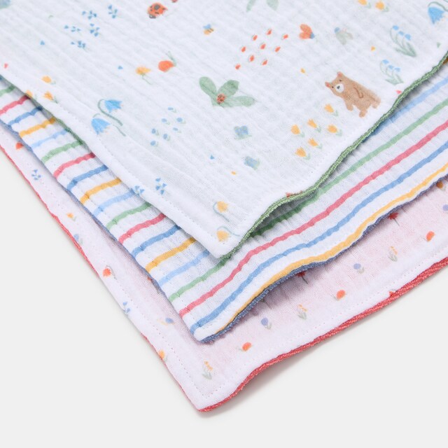 Toallitas manos Bbest pack 3 colección Little Bugs, 25*25 cm
