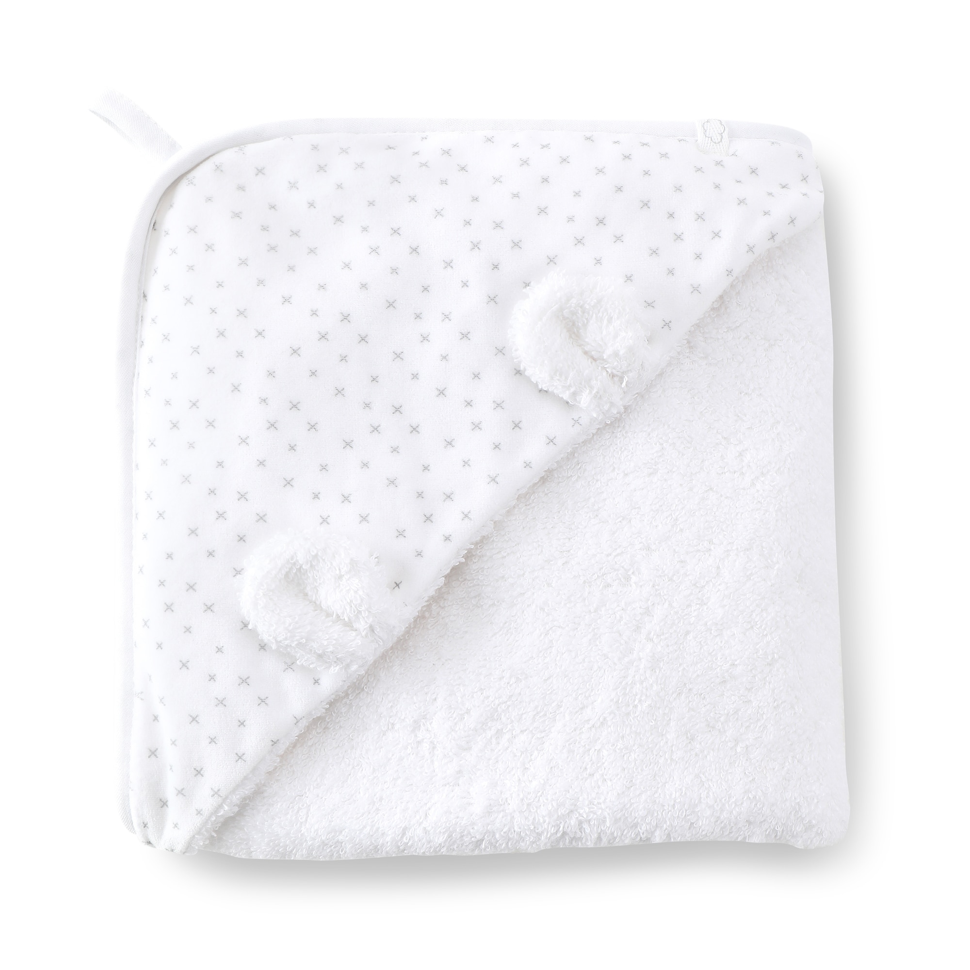 Capa de Banho New Born Velour Branco-2
