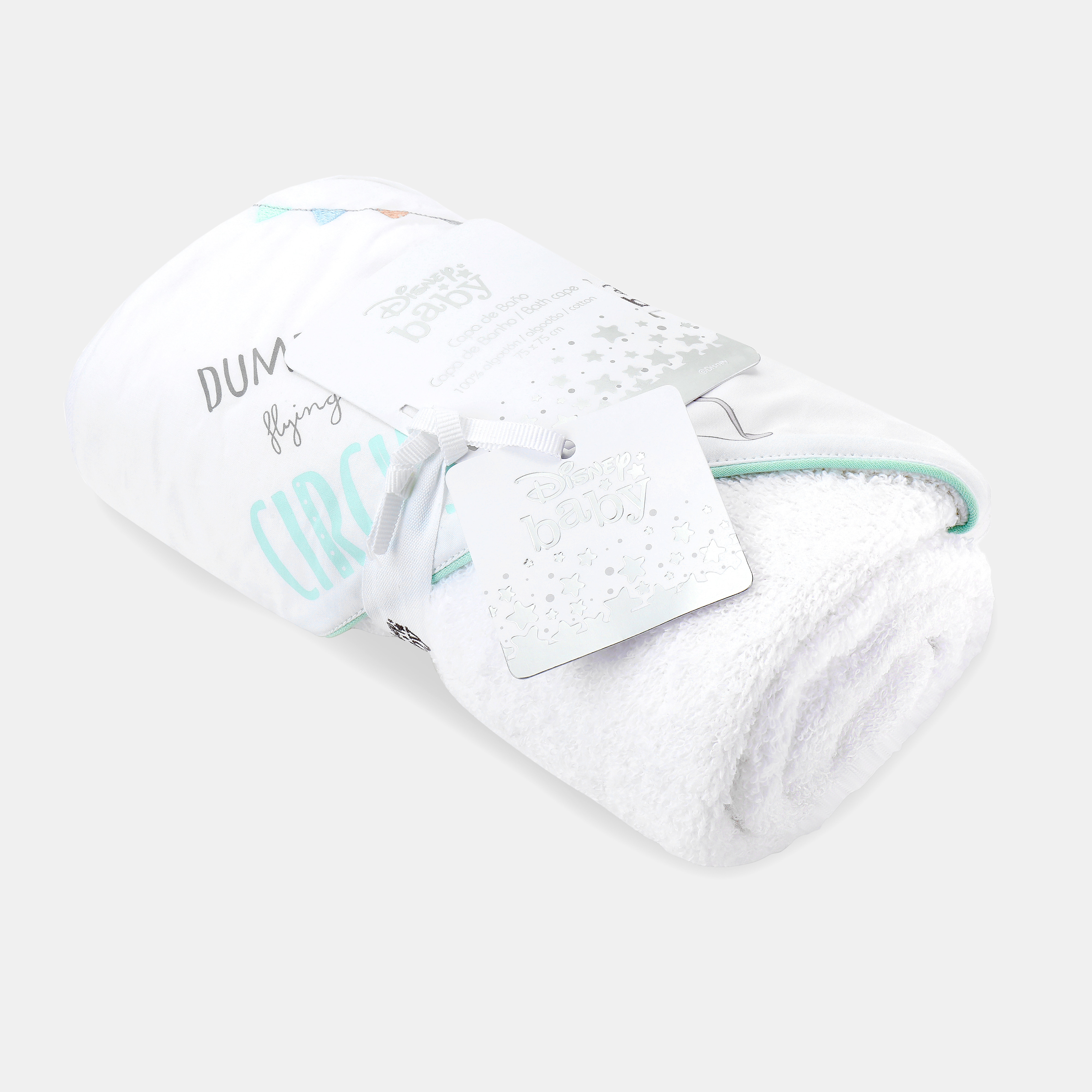 Capa de Banho Dumbo Estampada Verde-3