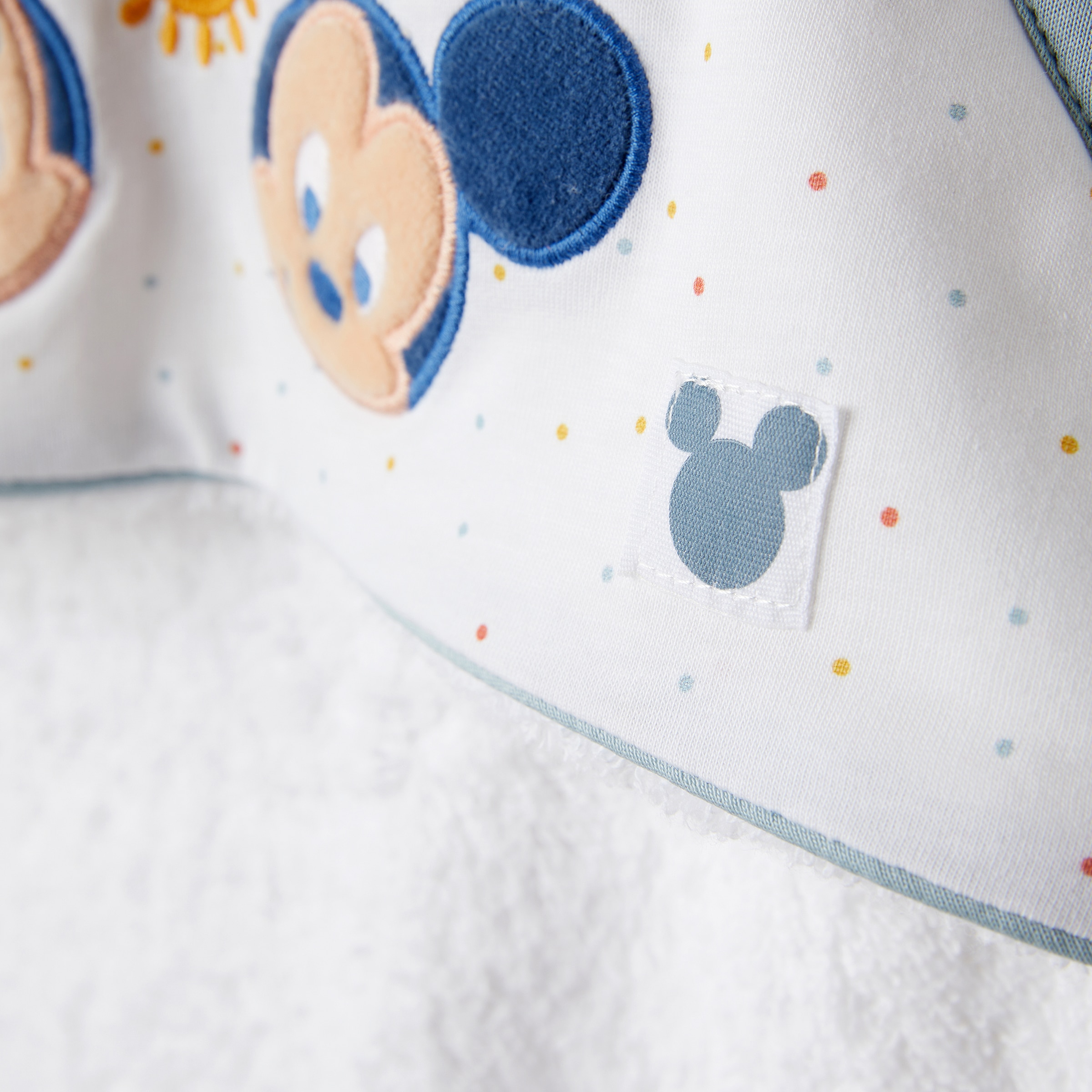 Capa de Banho Disney Baby Mickey and Minnie Bordada Multicolor-3