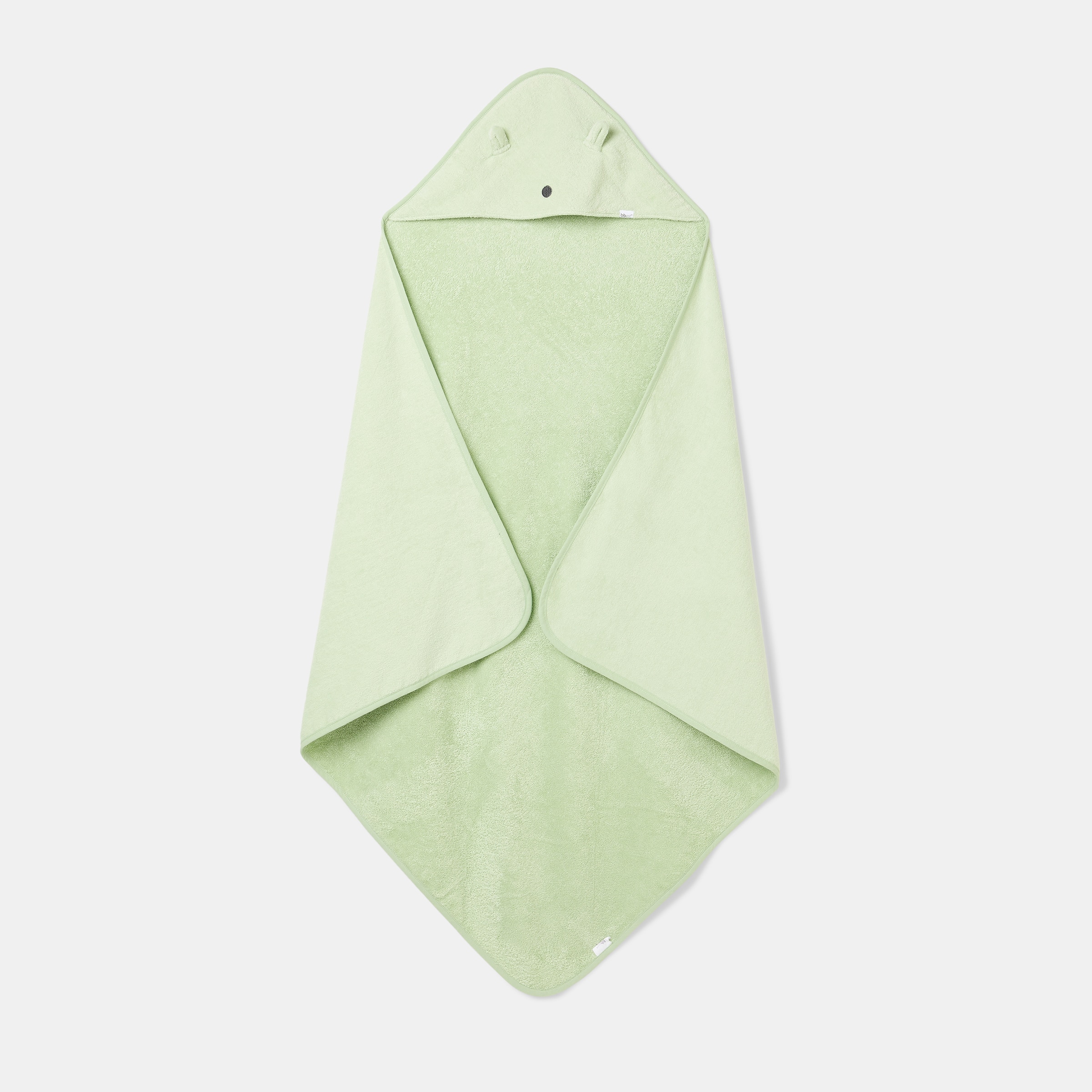 Capa de baño Bbest Básico 100*100 cm orejitas - Verde Verde-2