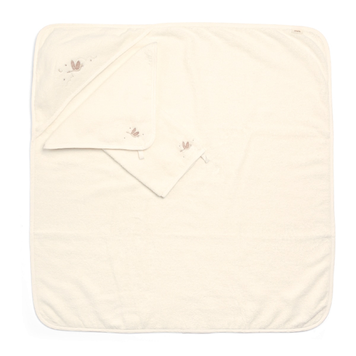 Set de 3 Toallas Mamas&Papas Duckling - Crema Crema-2