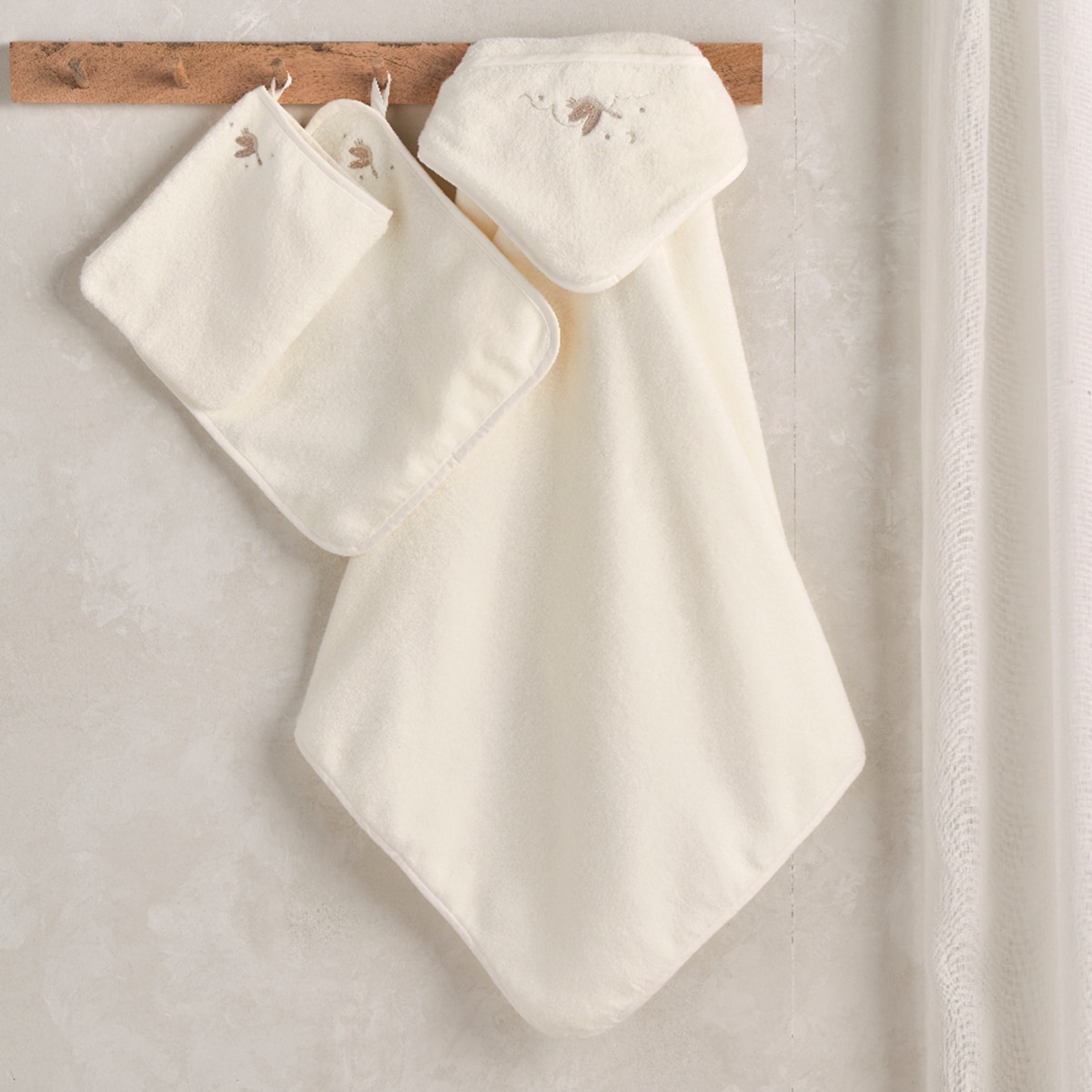 Set de 3 Toallas Mamas&Papas Duckling - Crema Crema-3