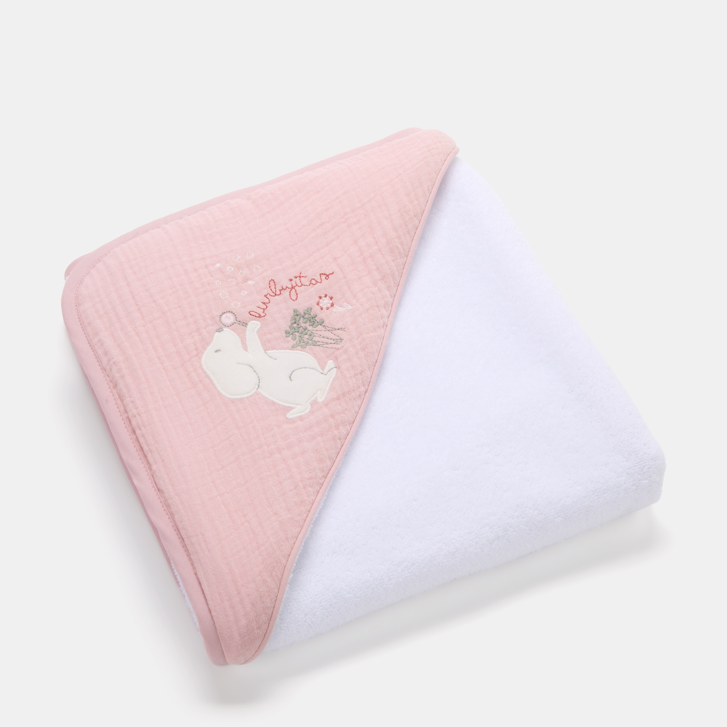 Imagem 0 de Capa de Banho Cotton Juice Baby Home Coleção Sésamo estampado cãezinhos