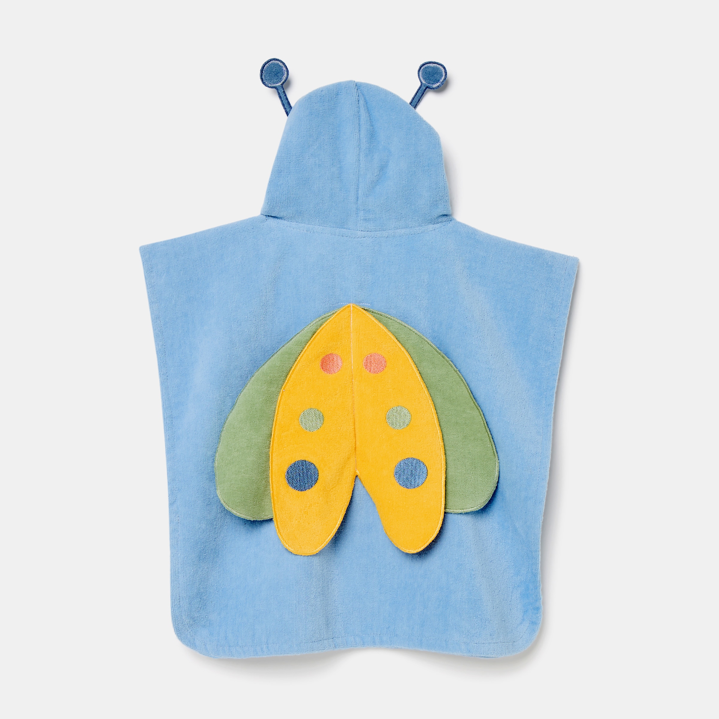 Poncho fantasía Bbest Little Bugs - Azul claro Azul claro-2