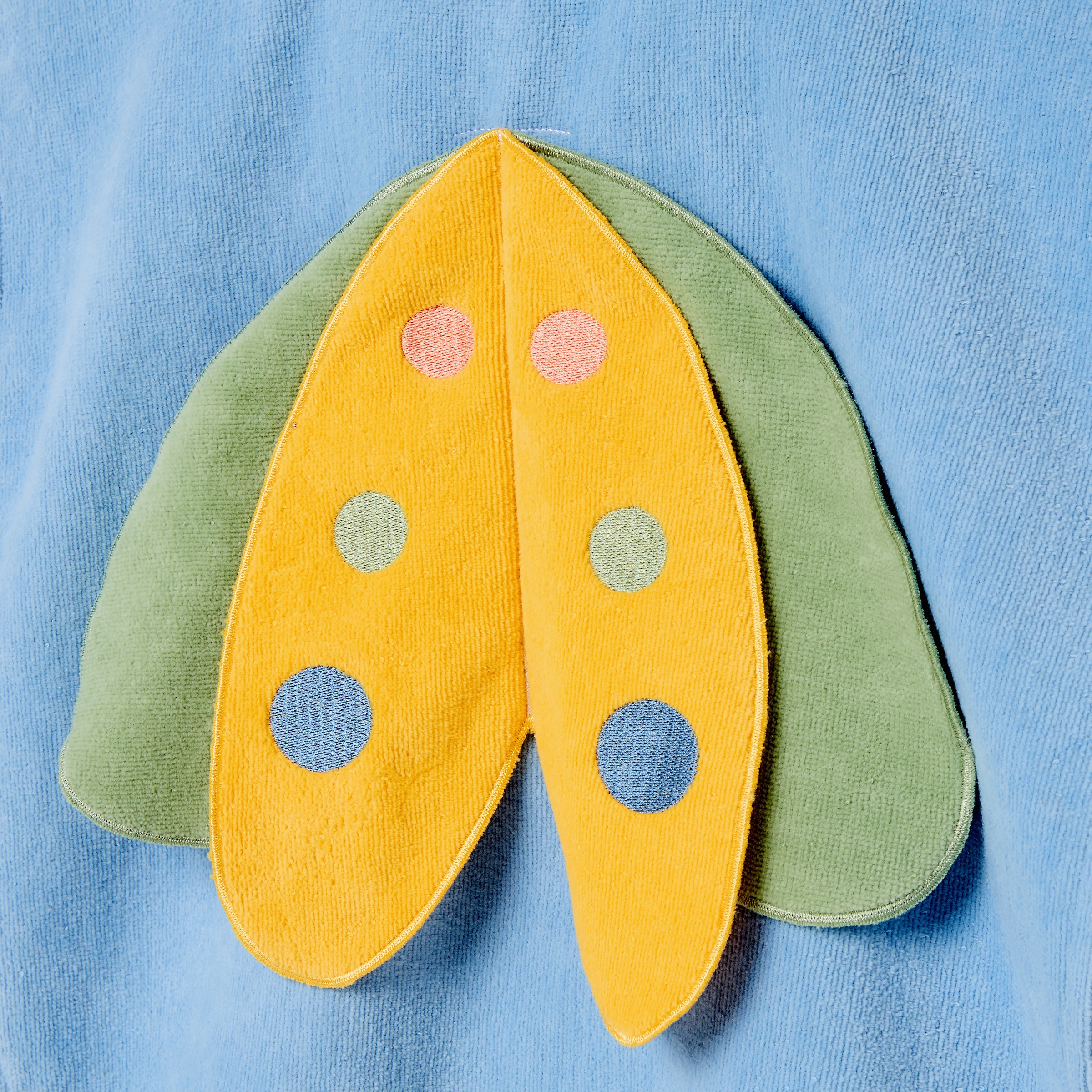 Poncho fantasía Bbest Little Bugs - Azul claro Azul claro-3