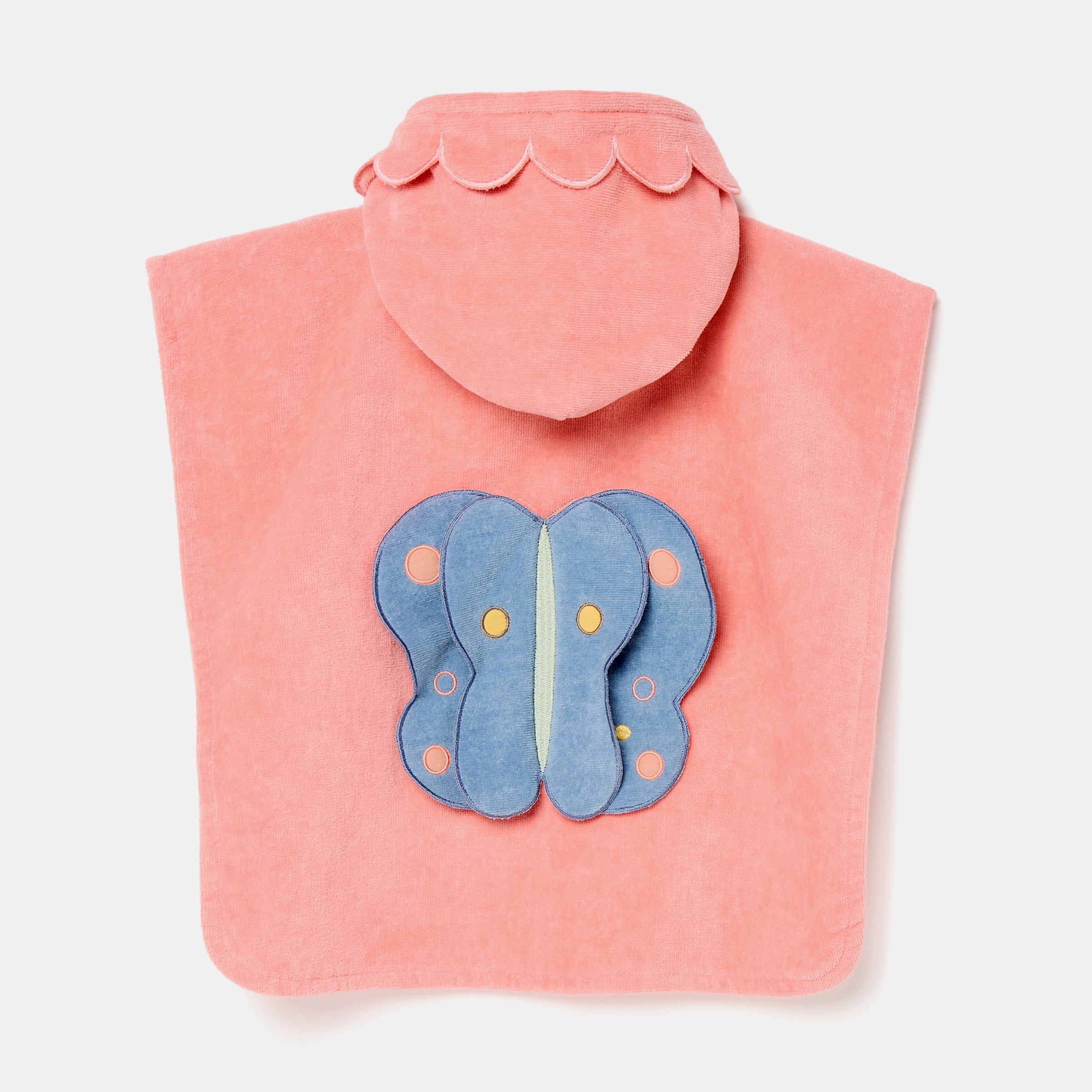 Poncho fantasia Bbest Little Bugs Coral-2