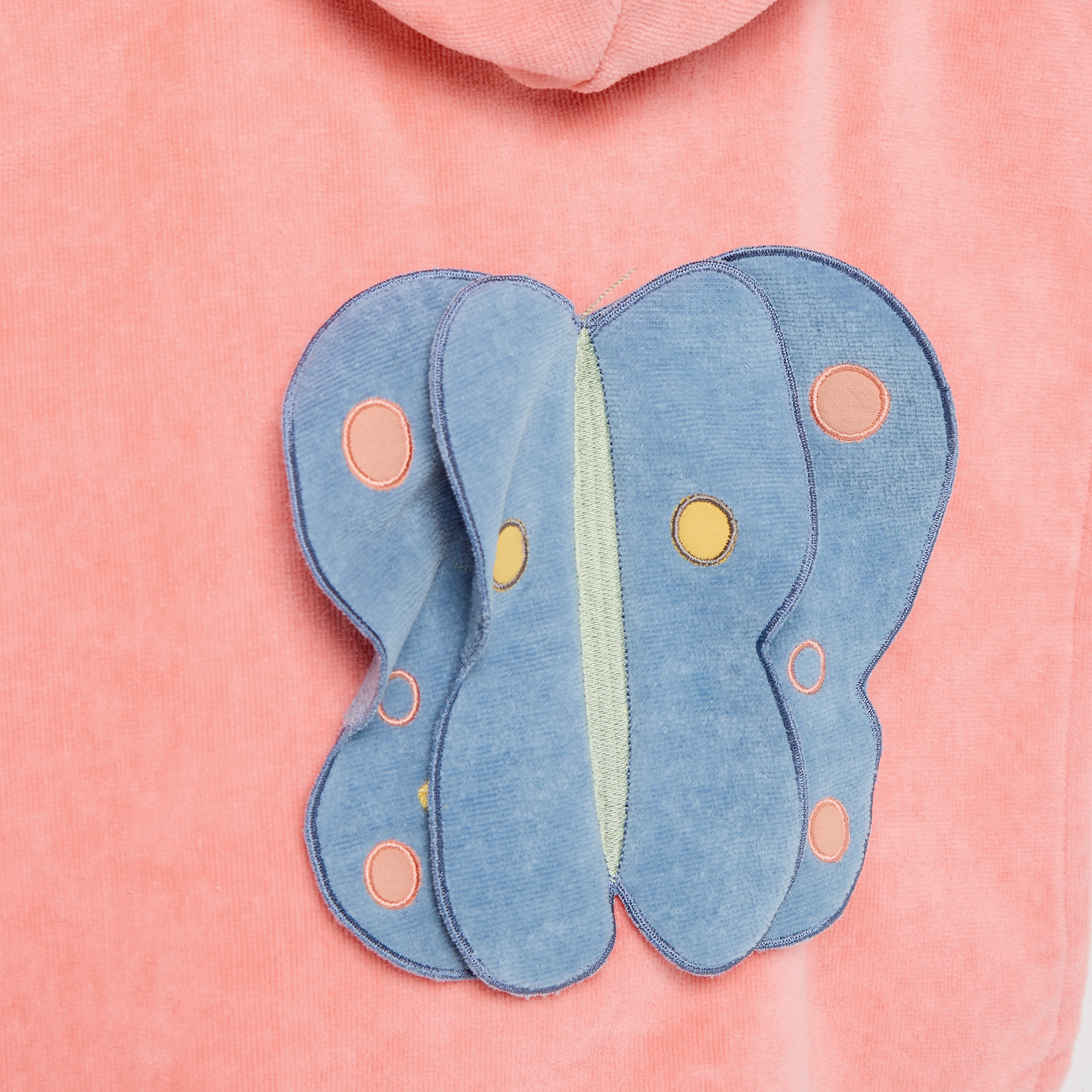 Poncho fantasia Bbest Little Bugs Coral-3