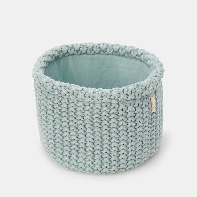 Cesta Cotton Juice Baby Home Redonda 20*15cm tricot
