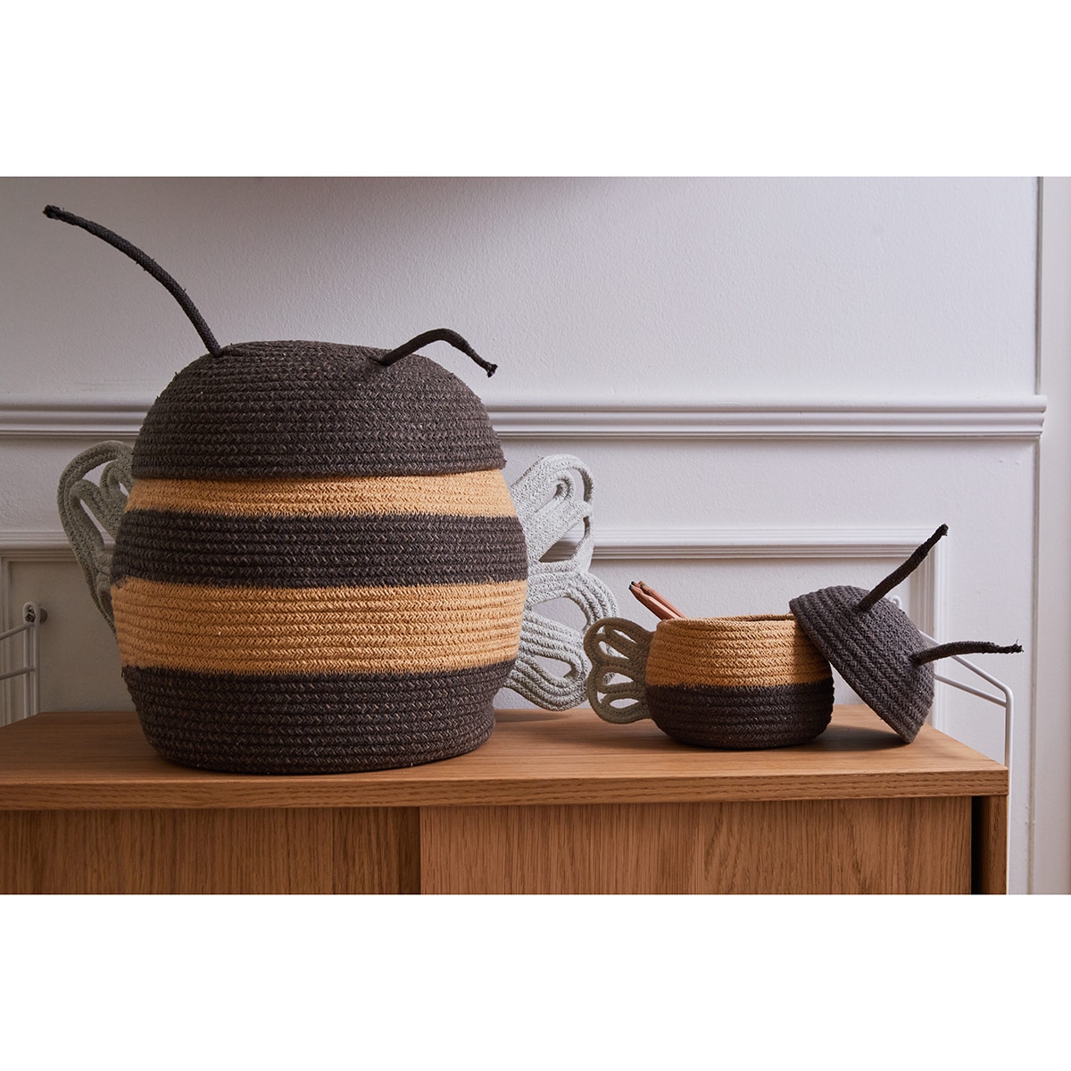 Cesta infantil Lorena Canals Mama Bee - Multicolor Multicolor-3