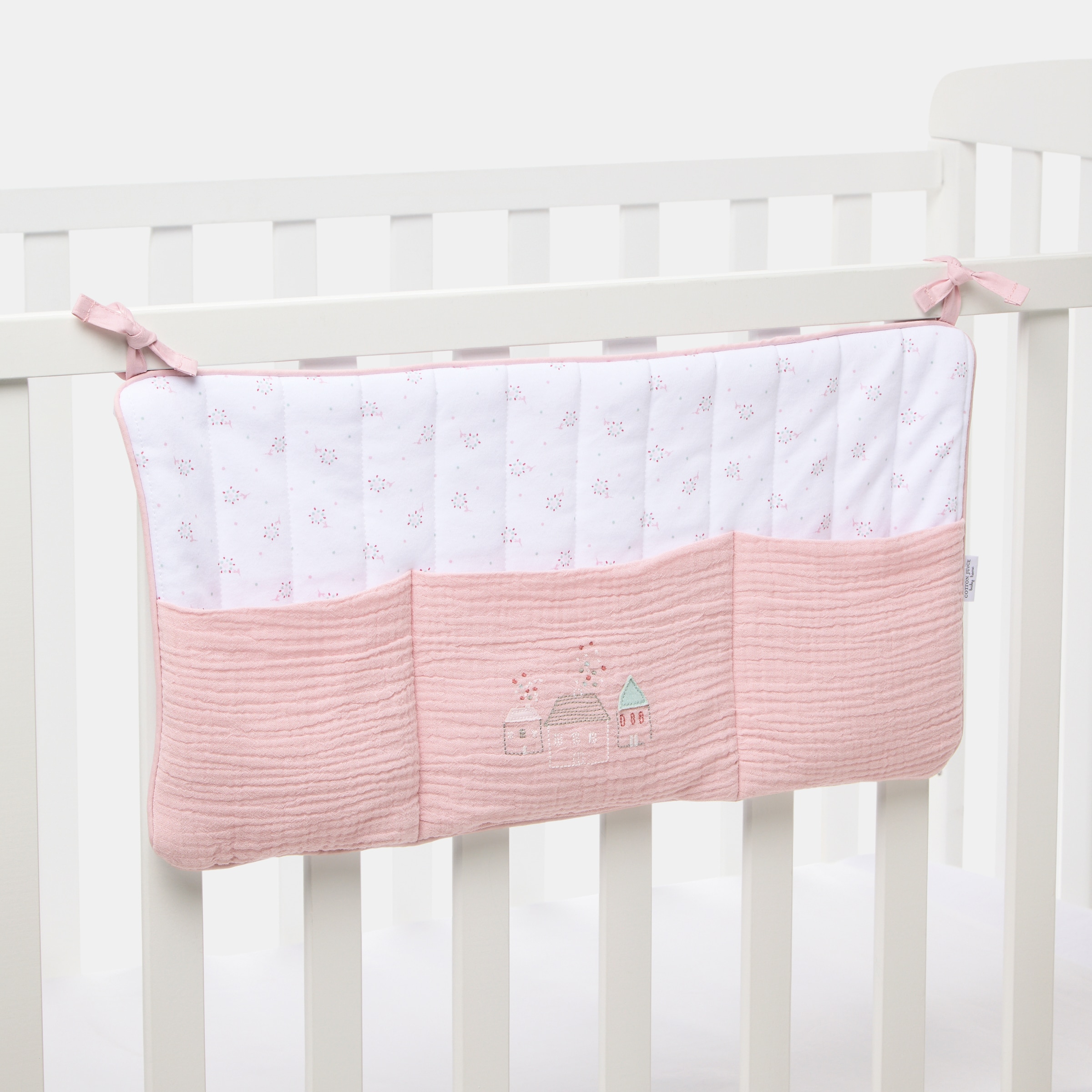 Imagem 0 de Organizador de Berço Cotton Juice Baby Home Coleção Sésamo bordado cãezinhos