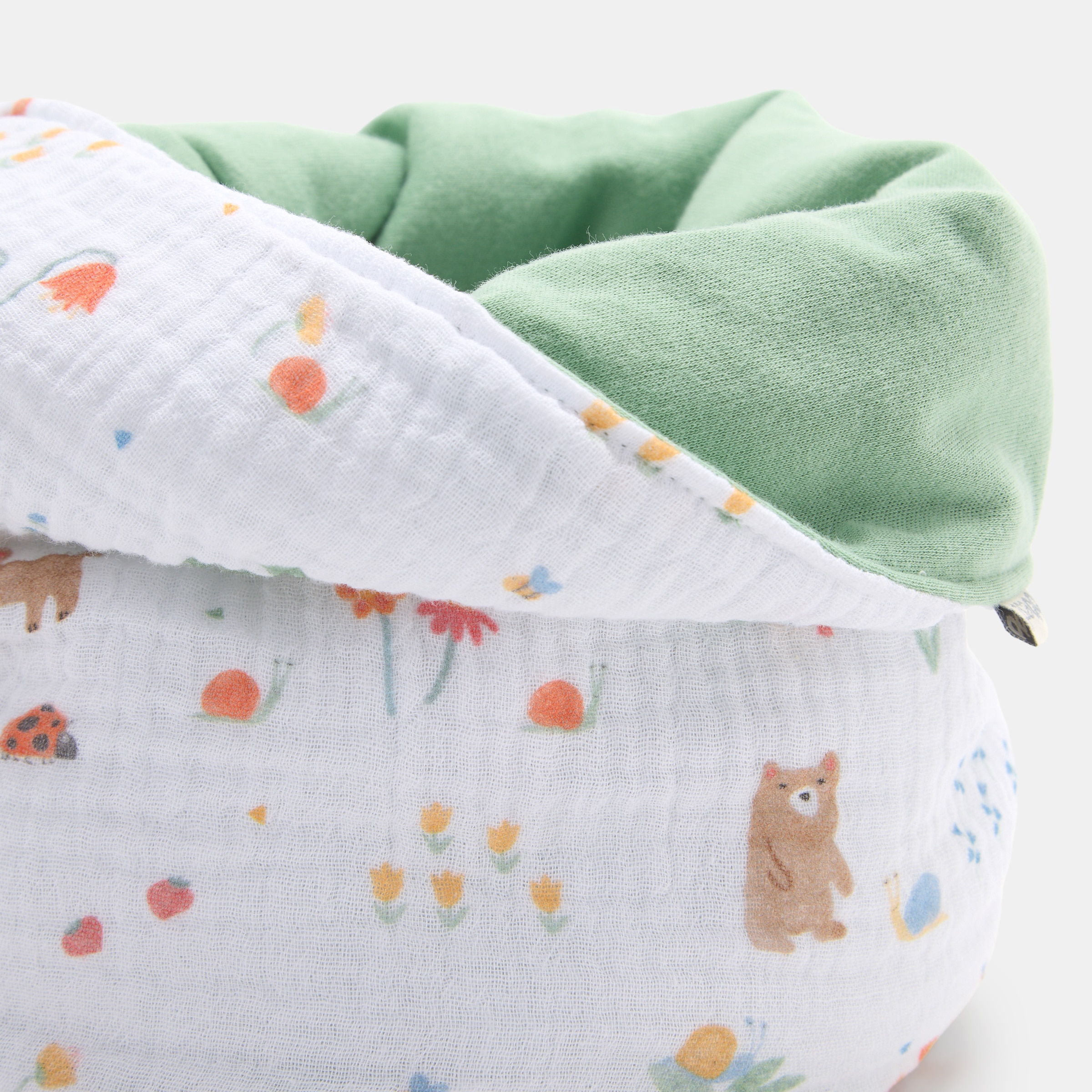 Cesto organizador Bbest da coleção Little Bugs 20 x 20 cm Multicolor-2