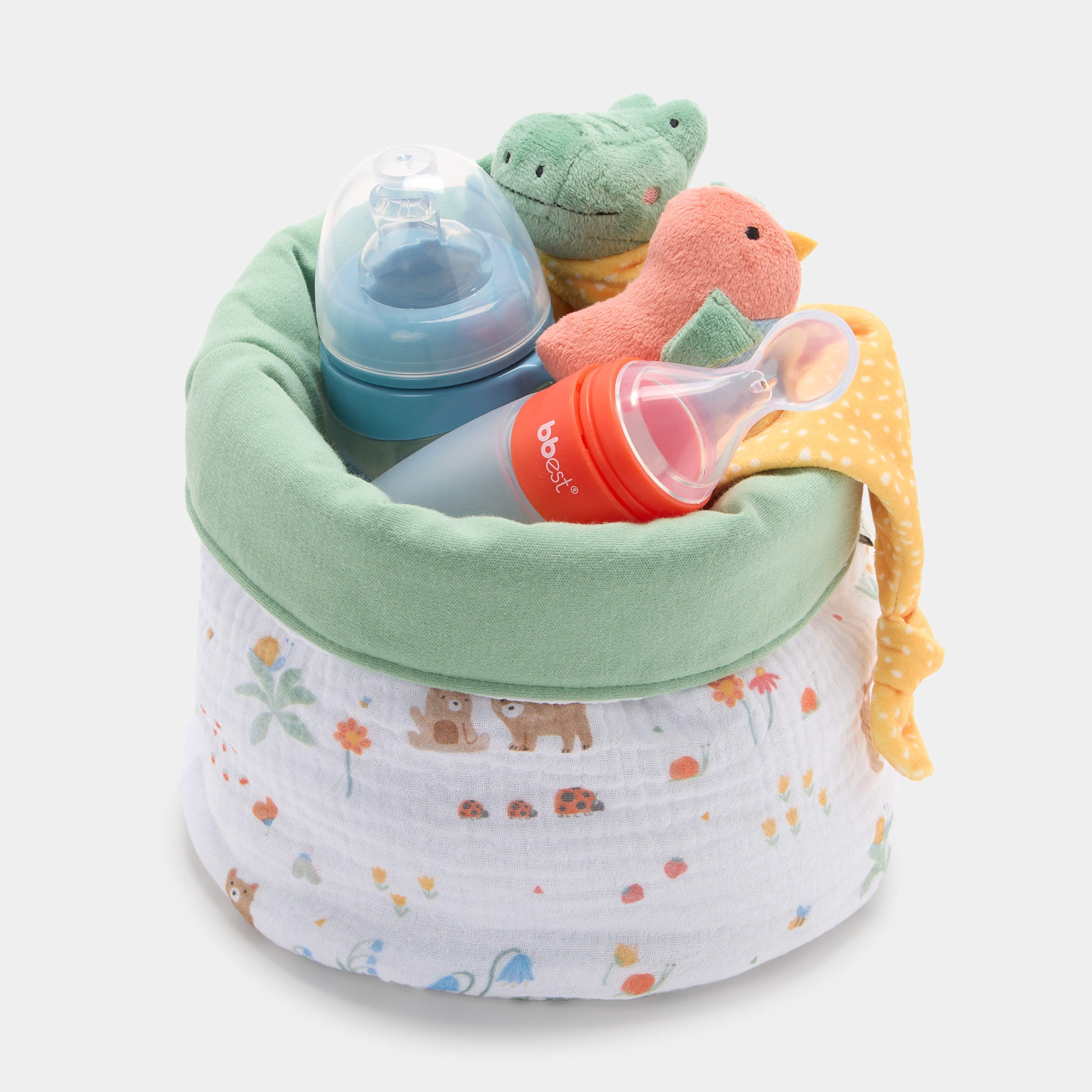 Cesto organizador Bbest da coleção Little Bugs 20 x 20 cm Multicolor-3