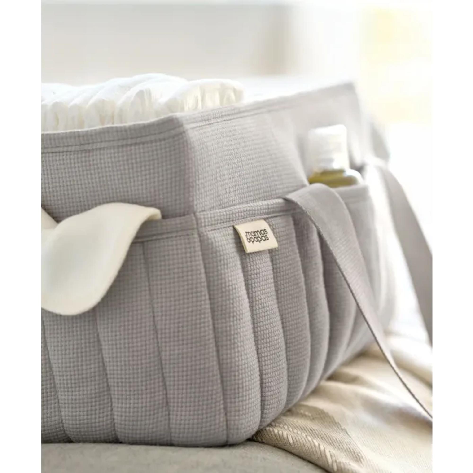 Cesta organizador pañales Mamas and Papas - Gris claro Gris claro-3