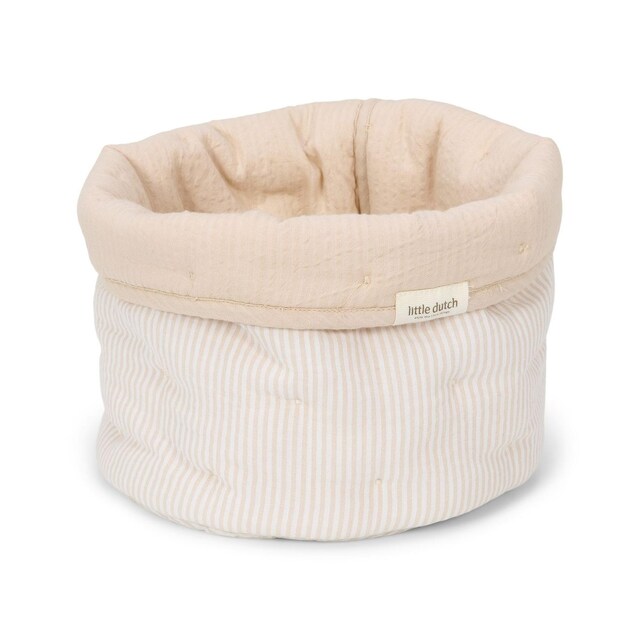 Cesta Little Dutch Pequeña Puro Beige Suave