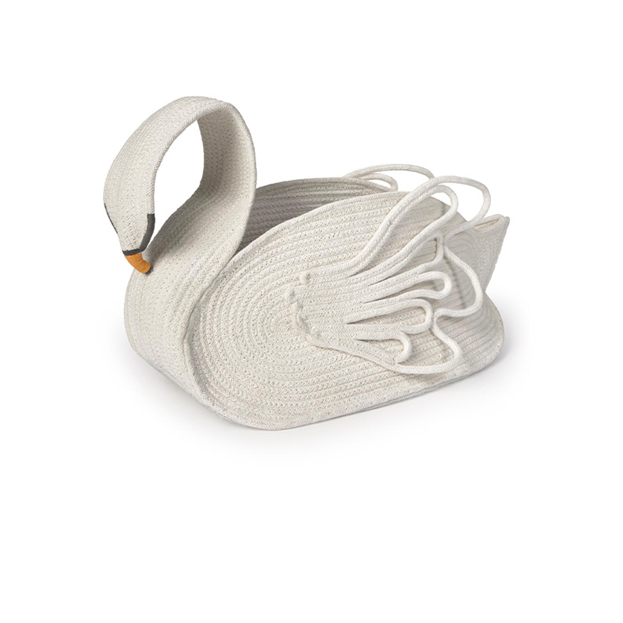 Cesta infantil Lorena Canals Cisne - Blanco Blanco-1