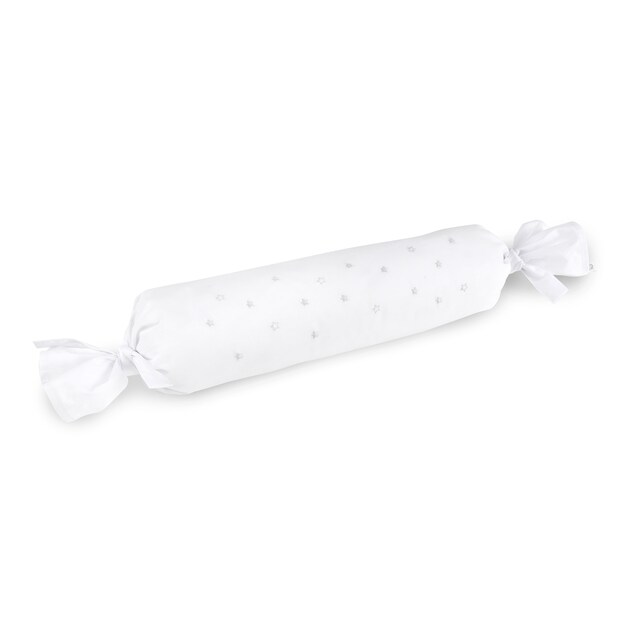 Cojín Cotton Juice Baby Home Clásico rulo bordado estrellas