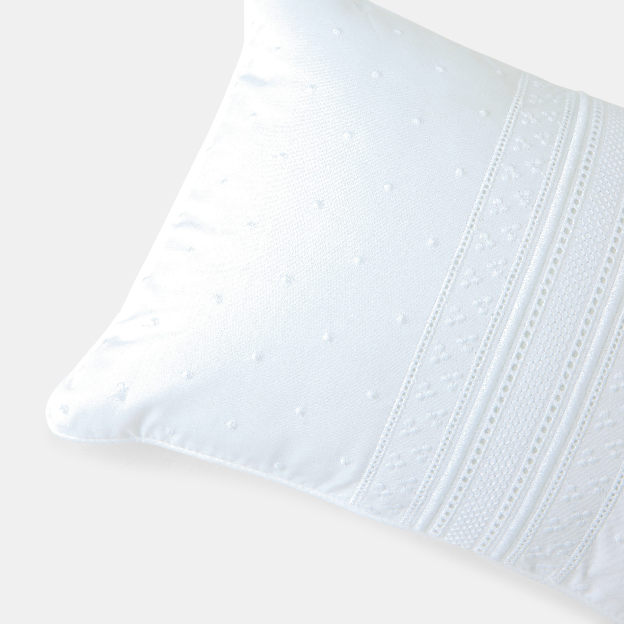 Cojín Cotton Juice Baby Home Newborn decorativo bodoques - Blanco Blanco-2