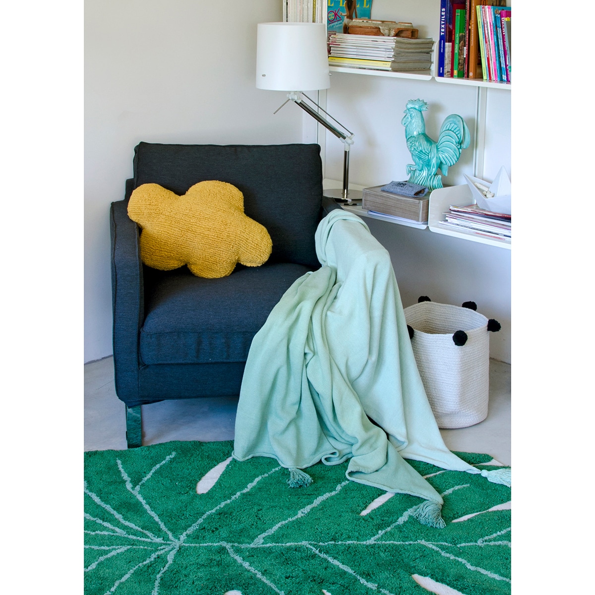 Cojín infantil Cloud Lorena Canals Amarillo-4